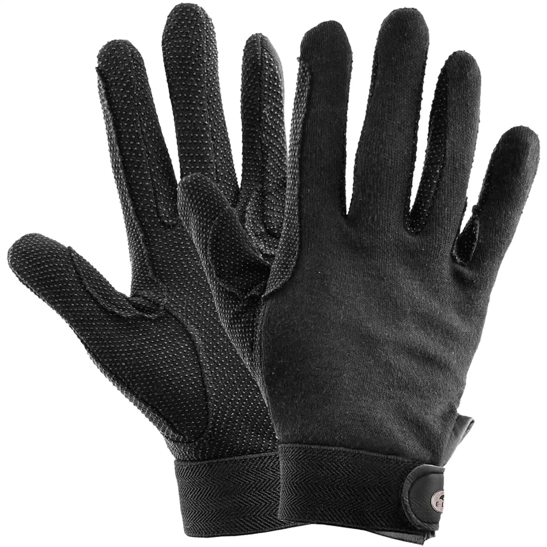 Gants d'équitation ELT Picot Winter, enfant, doublure chaude, grip silicone, 4-6 ans