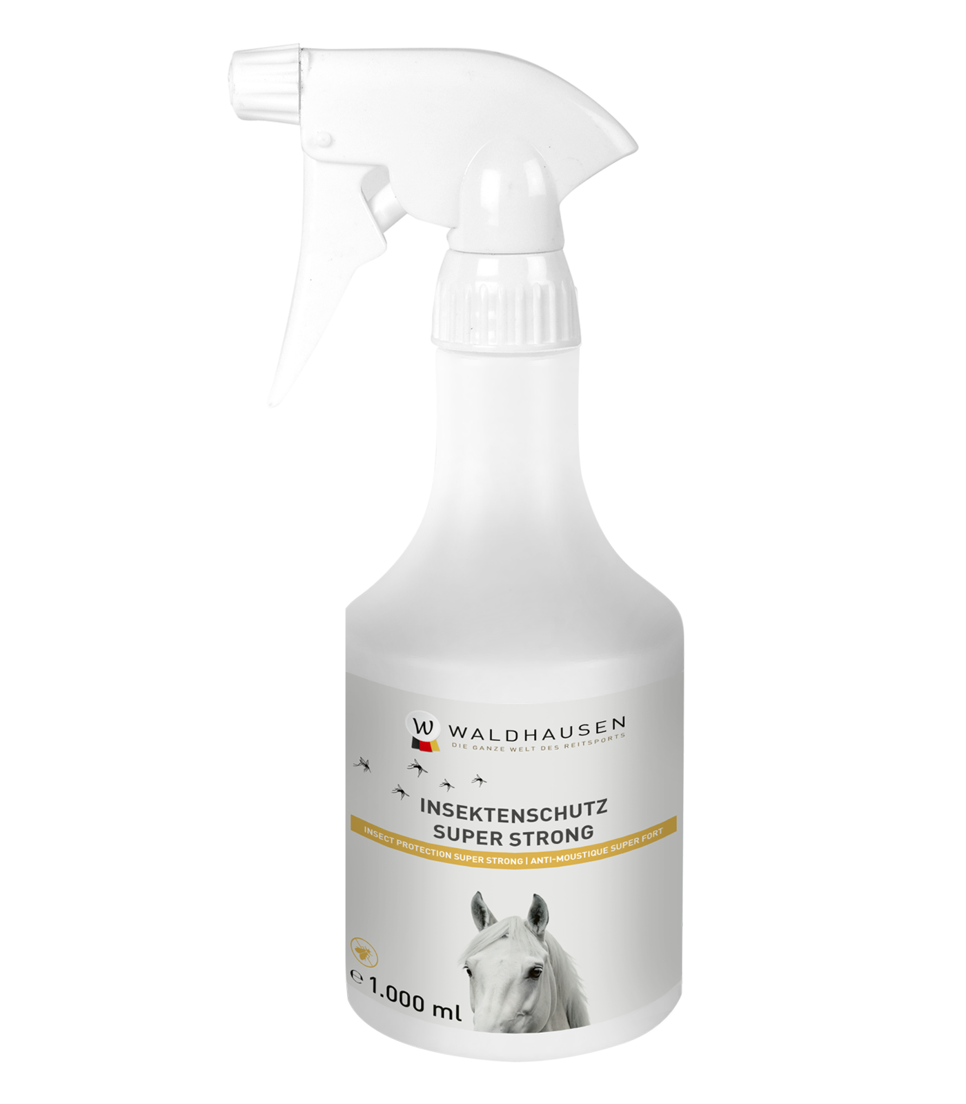 Waldhausen Insektenschutz Super Strong gegen Bremsen, Fliegen & Zecken, 1000 ml
