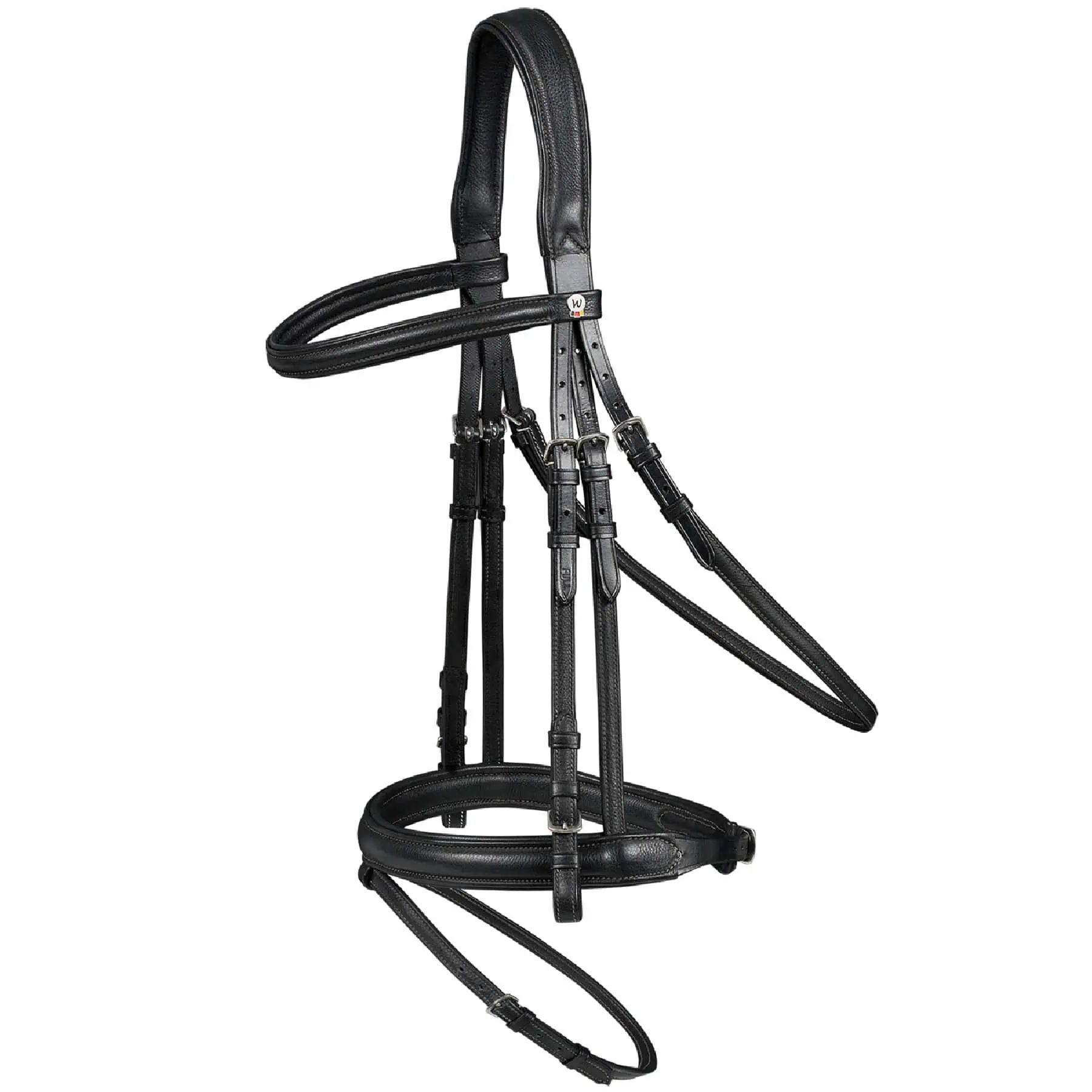 Waldhausen Trensenzaum X-Line Supersoft schwarz, Pony