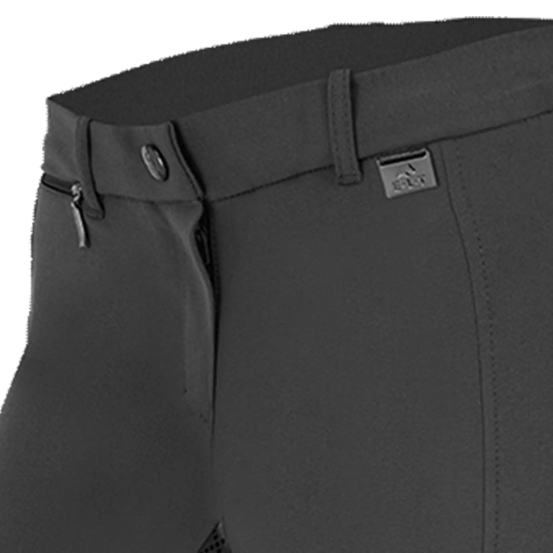 ELT Reithose Micro Sport Silikon, Vollbesatz für Damen & Kinder, 164, asphalt