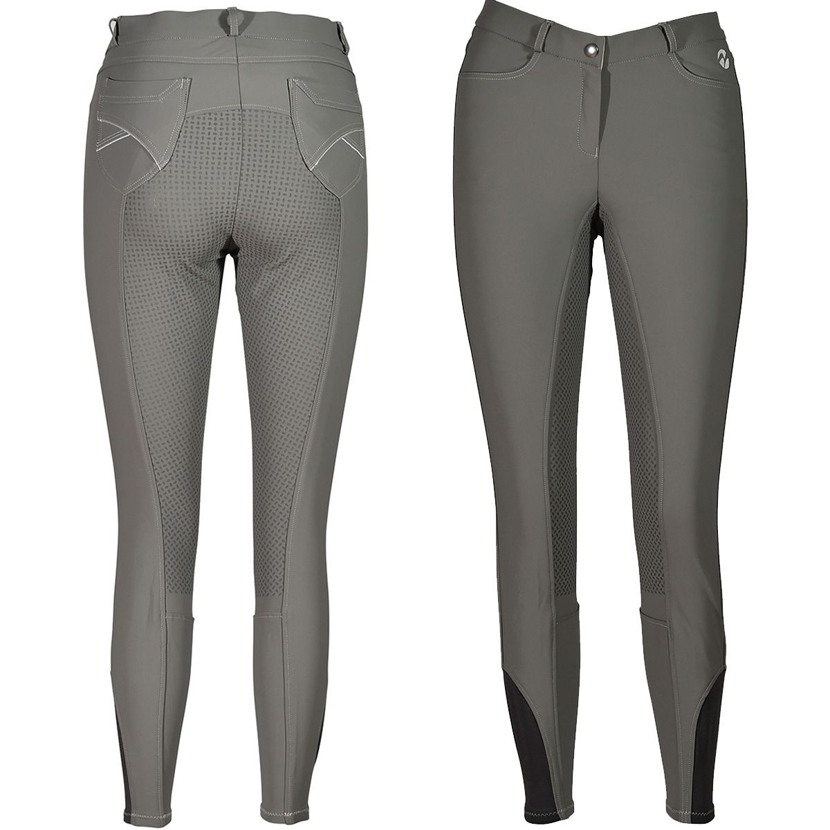 BUSSE Culotte ALICANTE, culotte grip intégral silicone pour femmes, gris
