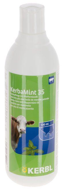 Kerbl KerbaMINT 35 Udder Care Gel with Peppermint Oil, Bottle 500 ml