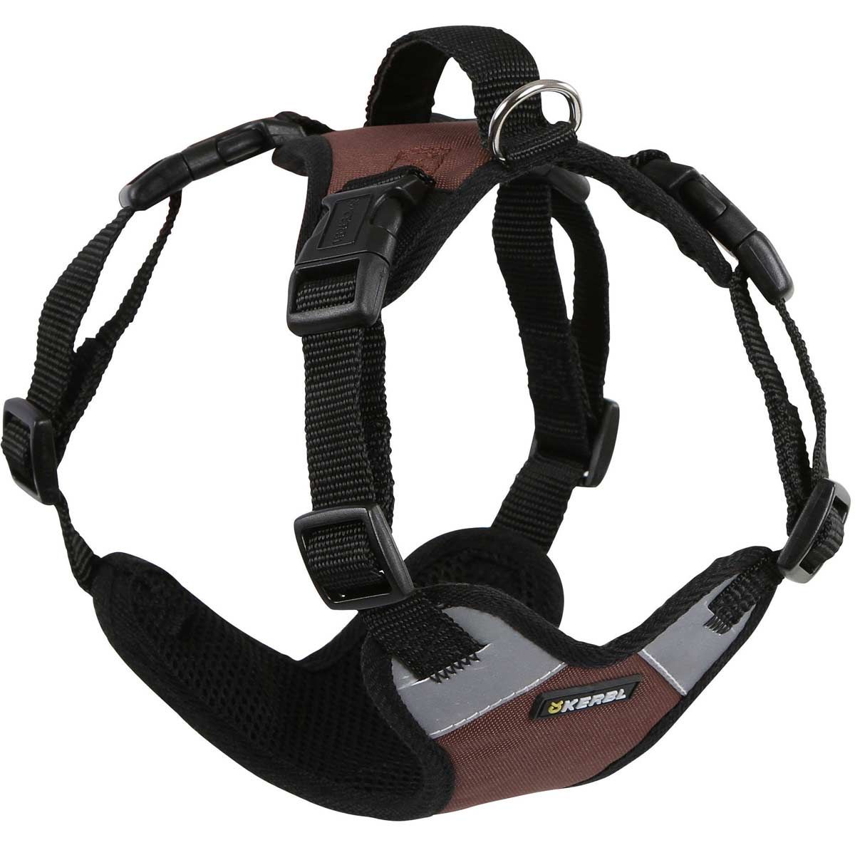 Pettorina per cani Kerbl PULSIVE, regolabile, marrone