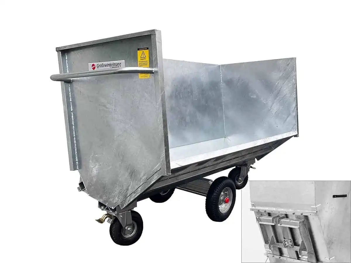 Growi Großraumkuli für Traktoren Schäffer hydraulisch, Tiefe 1,35 m, Schäffer mechanisch, 1,05 m