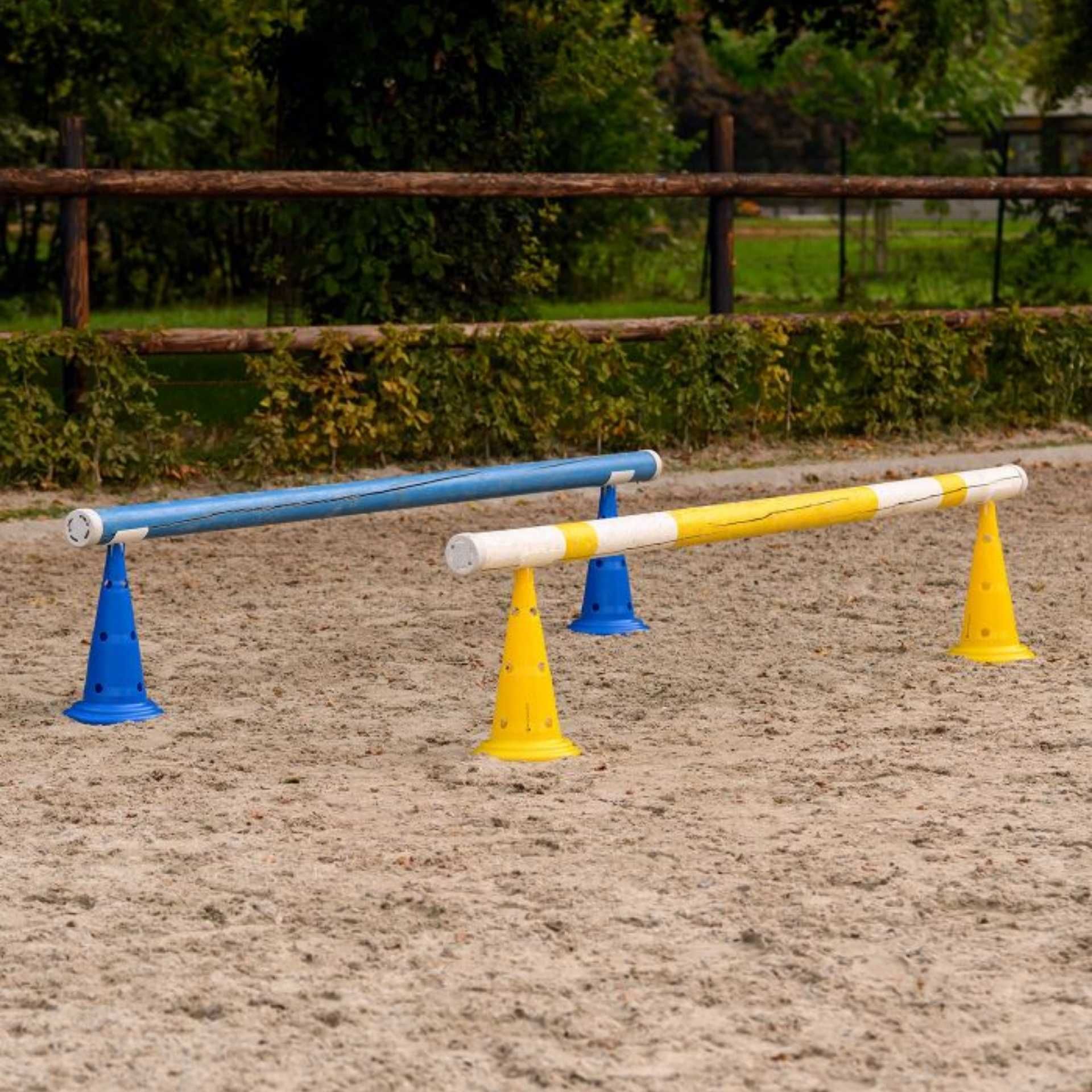 jump rope, bar, barrier, training equipment, cones