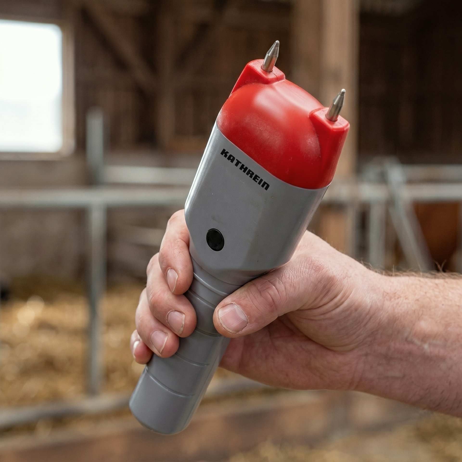grip, handheld, timer, red-gray, KATHREIN