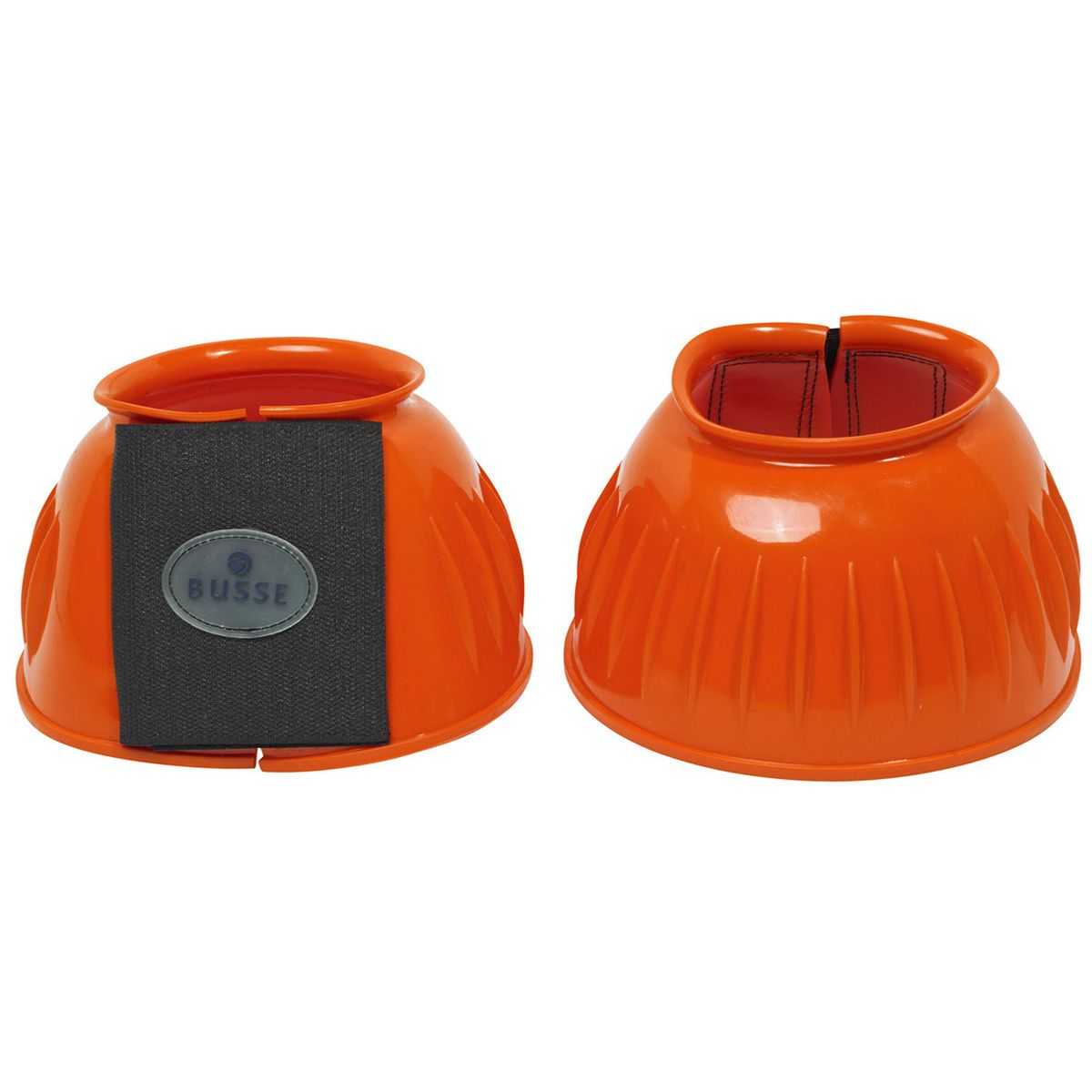 BUSSE Cloches à sabots STURDY, protection en PVC pour chevaux, sun orange XL