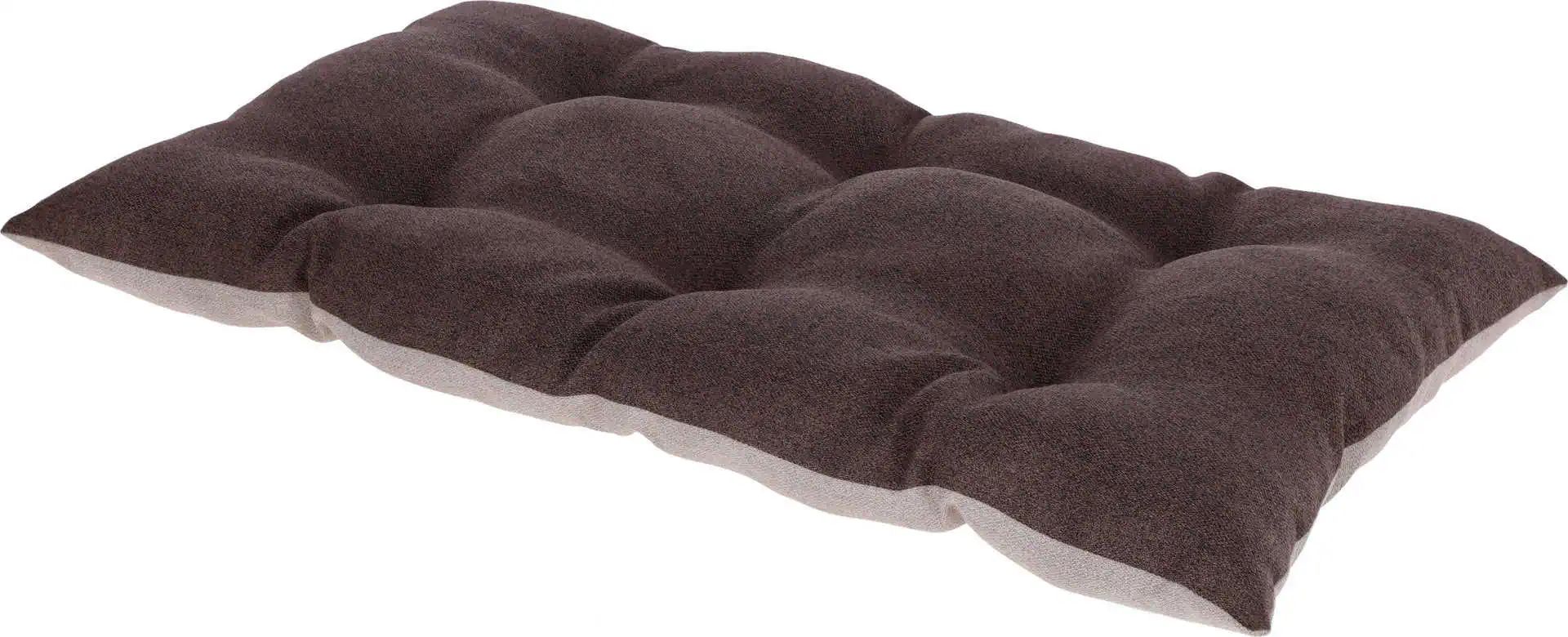 Kerbl Coussin pour animaux Ely, réversible, lavable, marron/beige, 90x55x10 cm