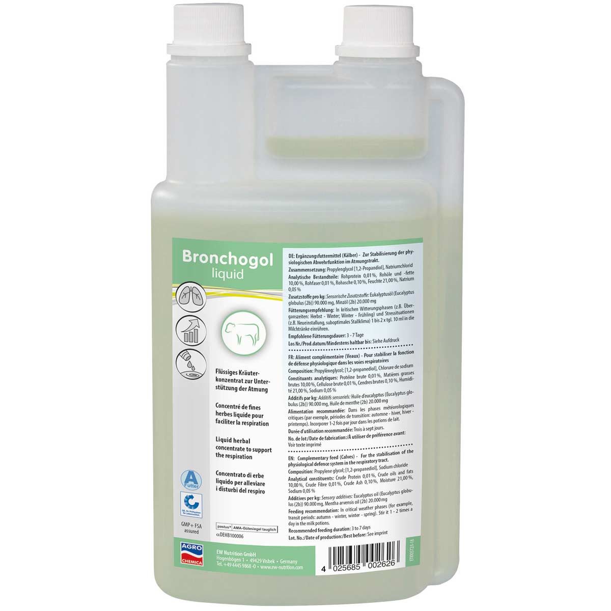 Liquide concentré aux plantes Bronchogol 1 L