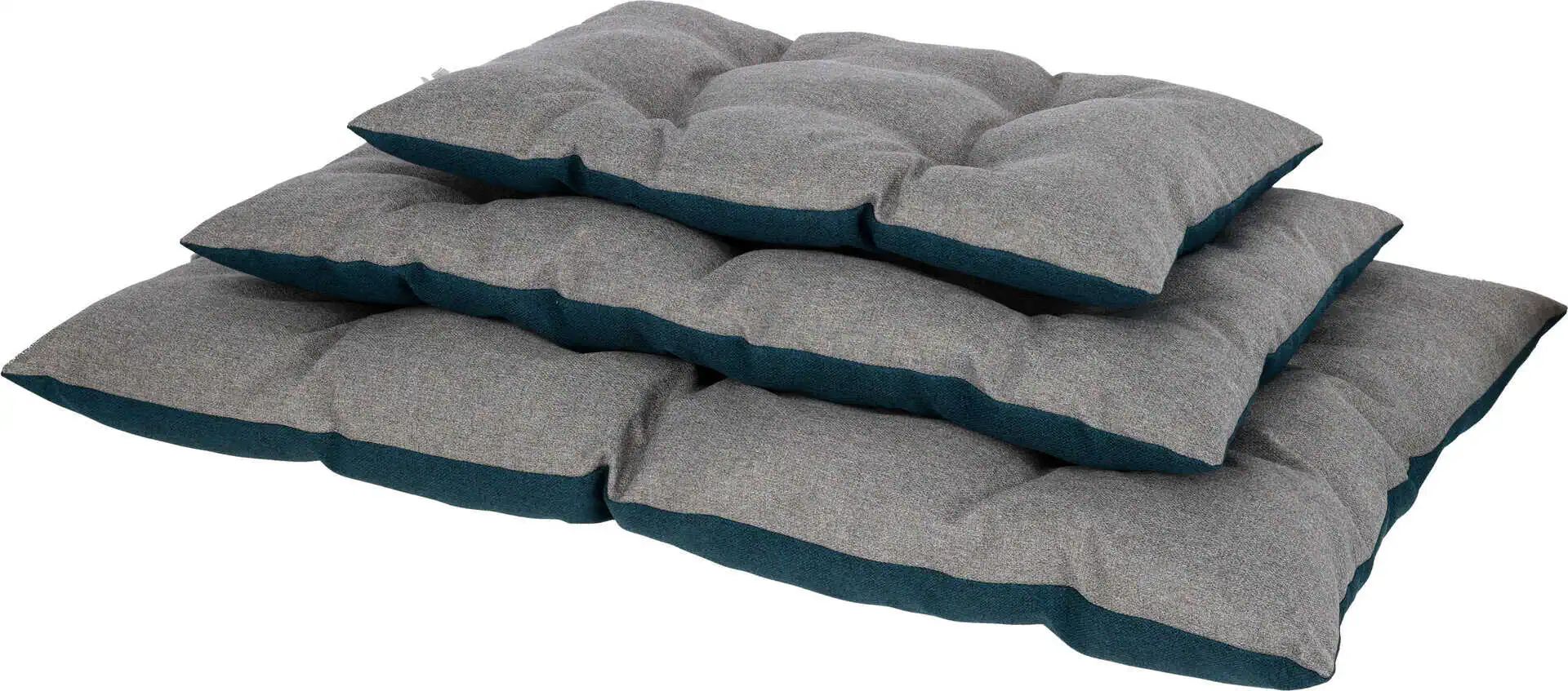 Kerbl Pet Cuscino per animali Ely, reversibile, lavabile, grigio/petrolio, set