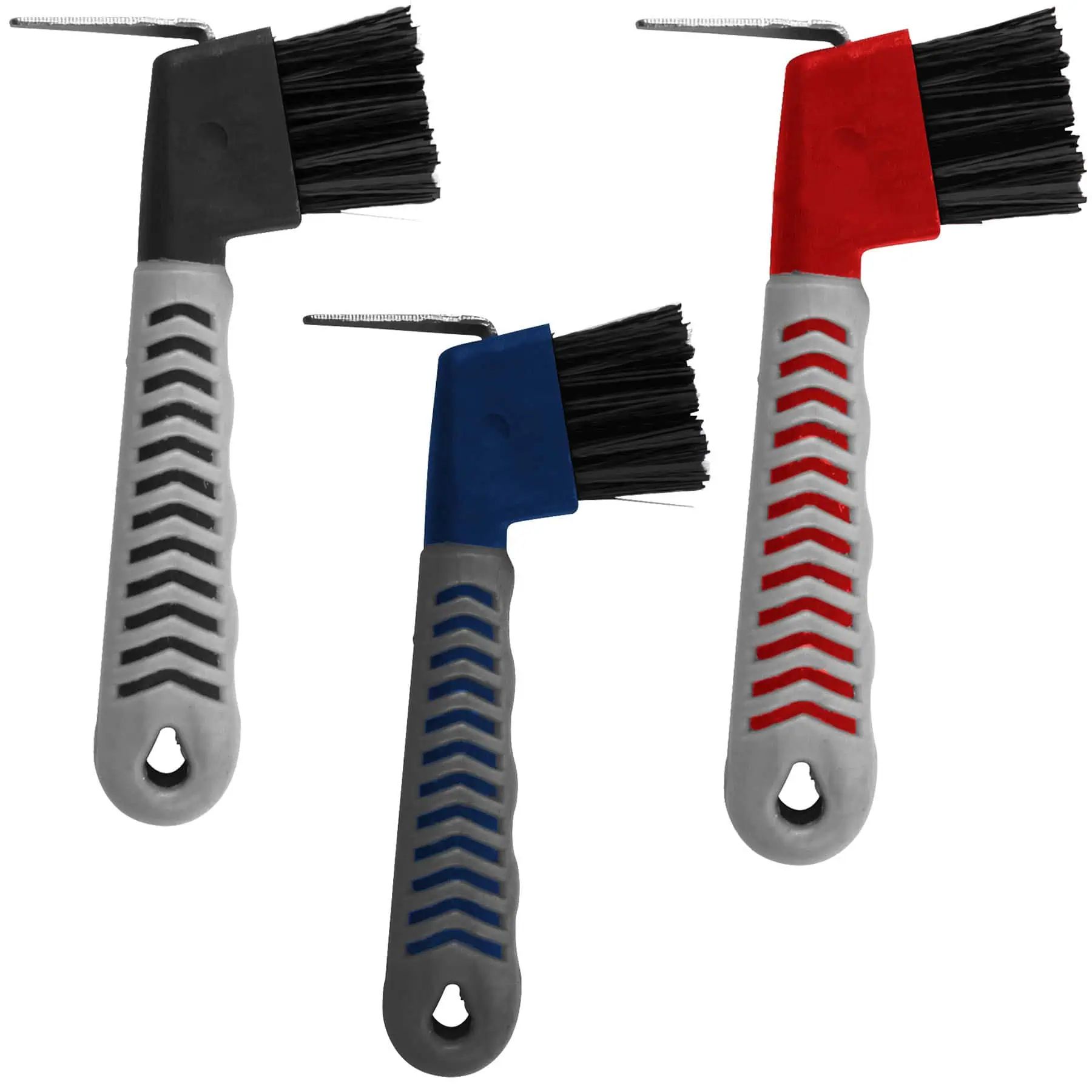 Waldhausen Grippy Pataszedő Kefével, Merev Sörtékkel, 16 cm, azúrkék/szürke