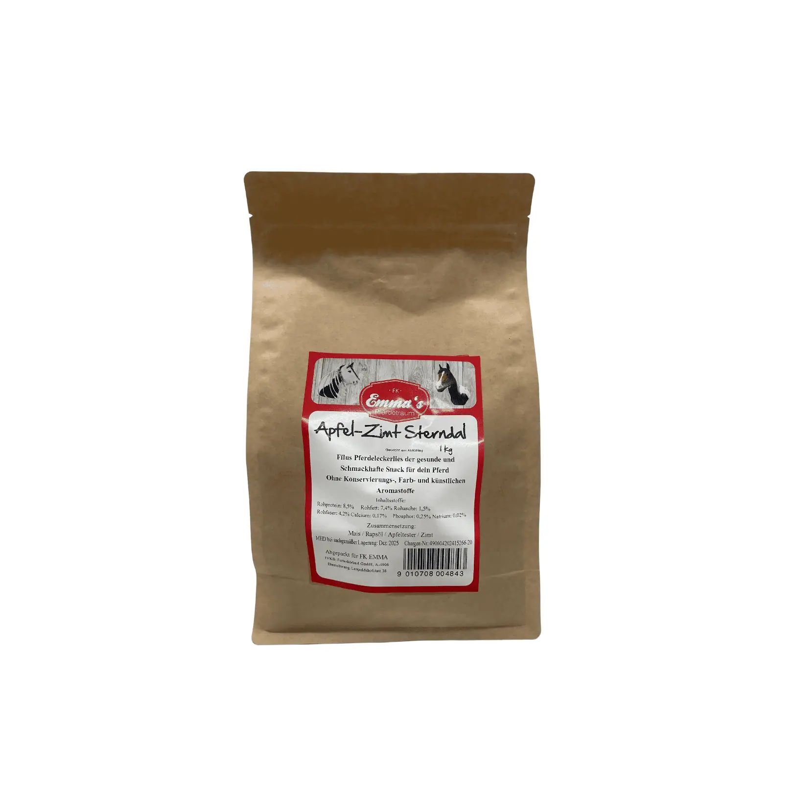 Emmas horse treats apple cinnamon Sterndal, packaging
