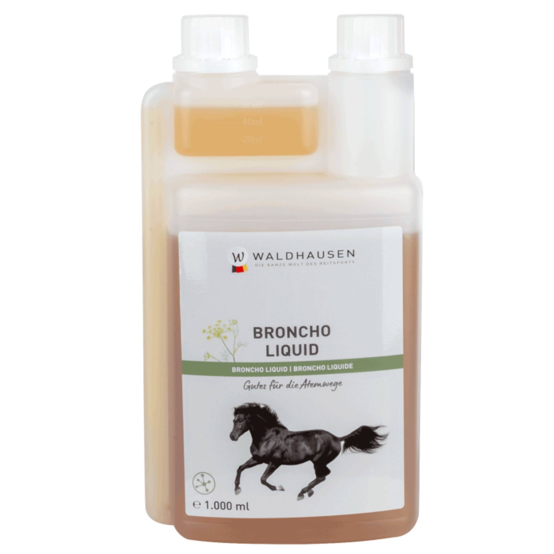 Waldhausen Broncho liquid, Kräutersaft für die Atemwege, 1 L