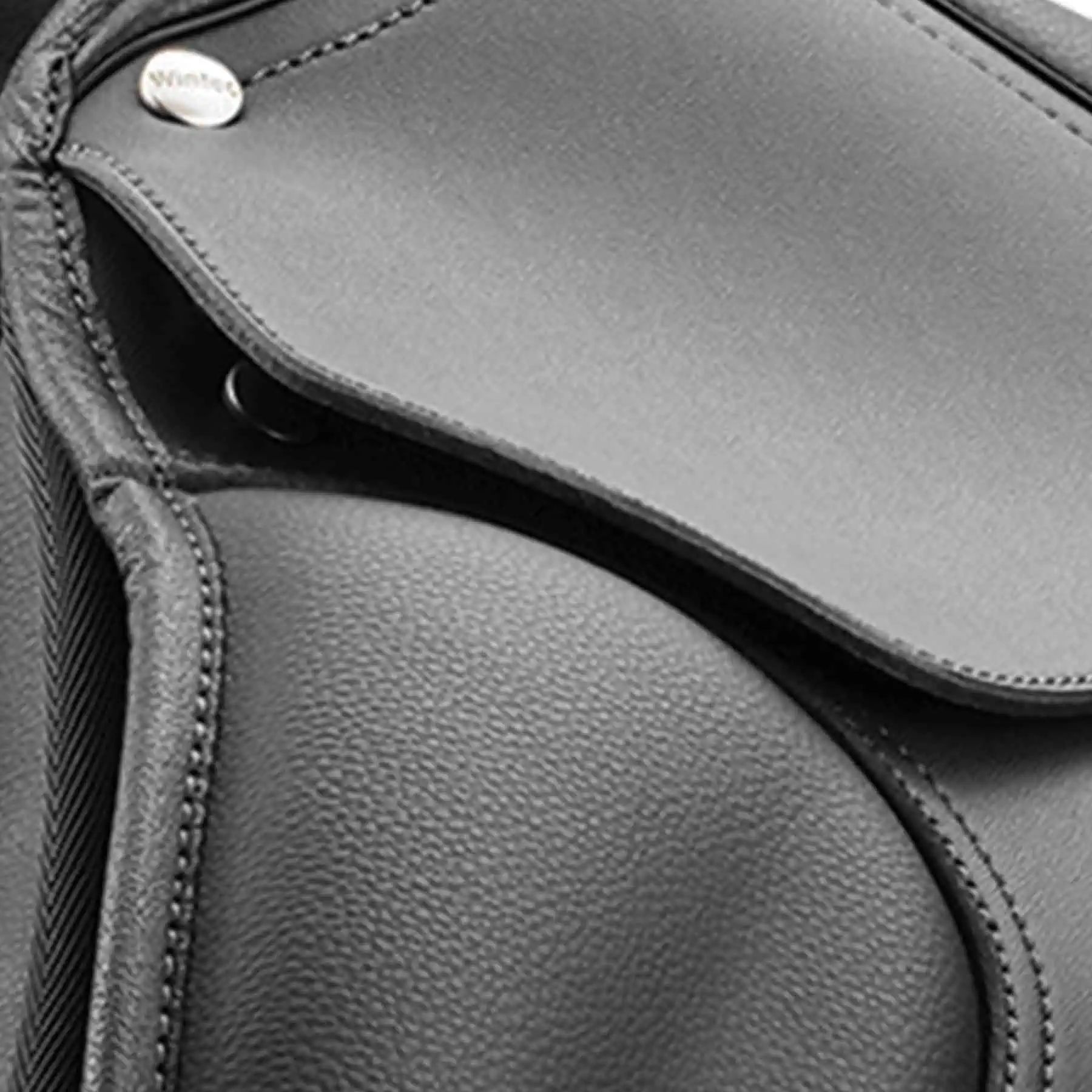 Wintec HART 500 Vielseitigkeitssattel WIDE für Kaltblüter & breite Pferde, schwarz, 17,5"/44 cm