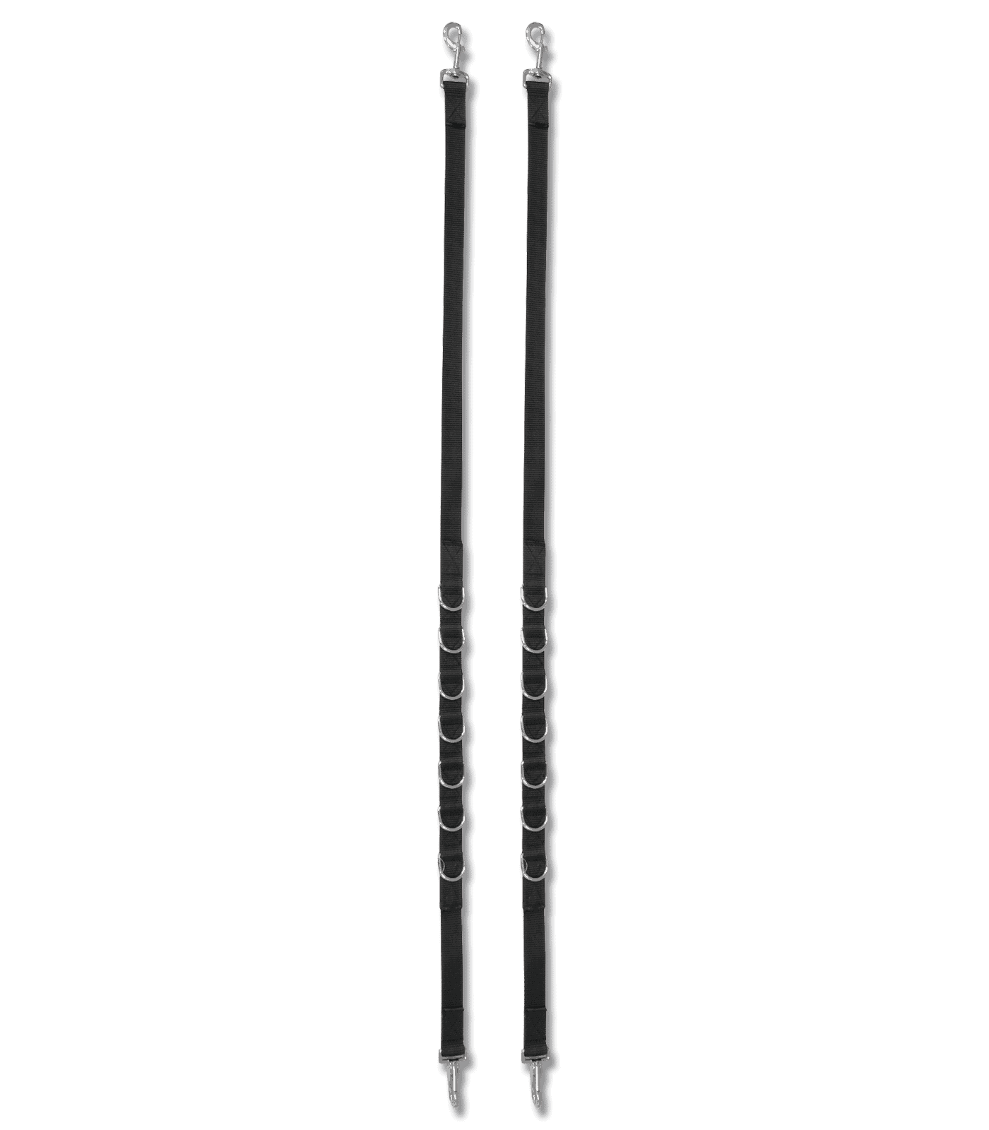 STAR kikötőszár nylon, 7 D-gyűrű, karabinerek, pár, szett