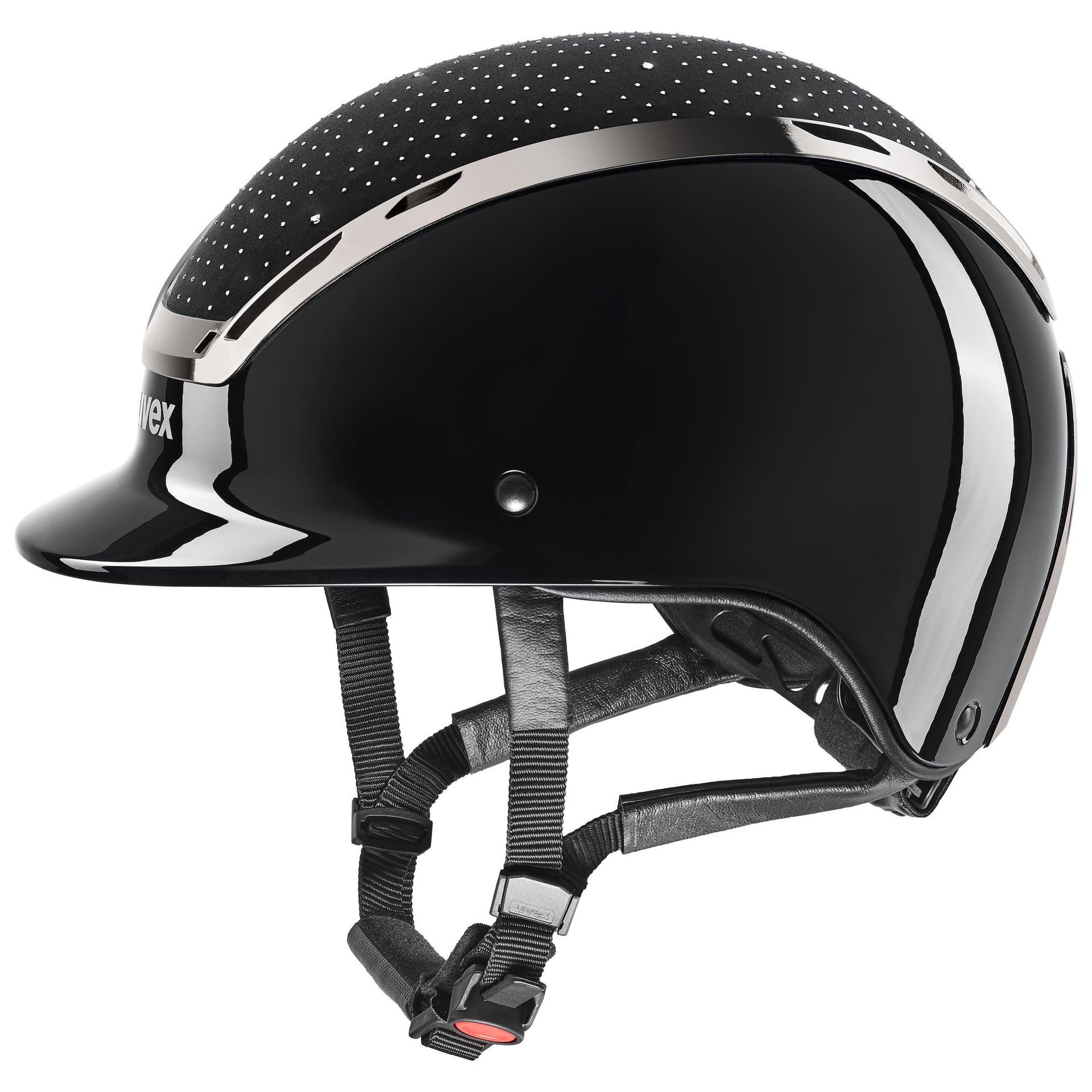 uvex Riding Helmet exxeed glow, Dressage Helmet with Swarovski Crystals