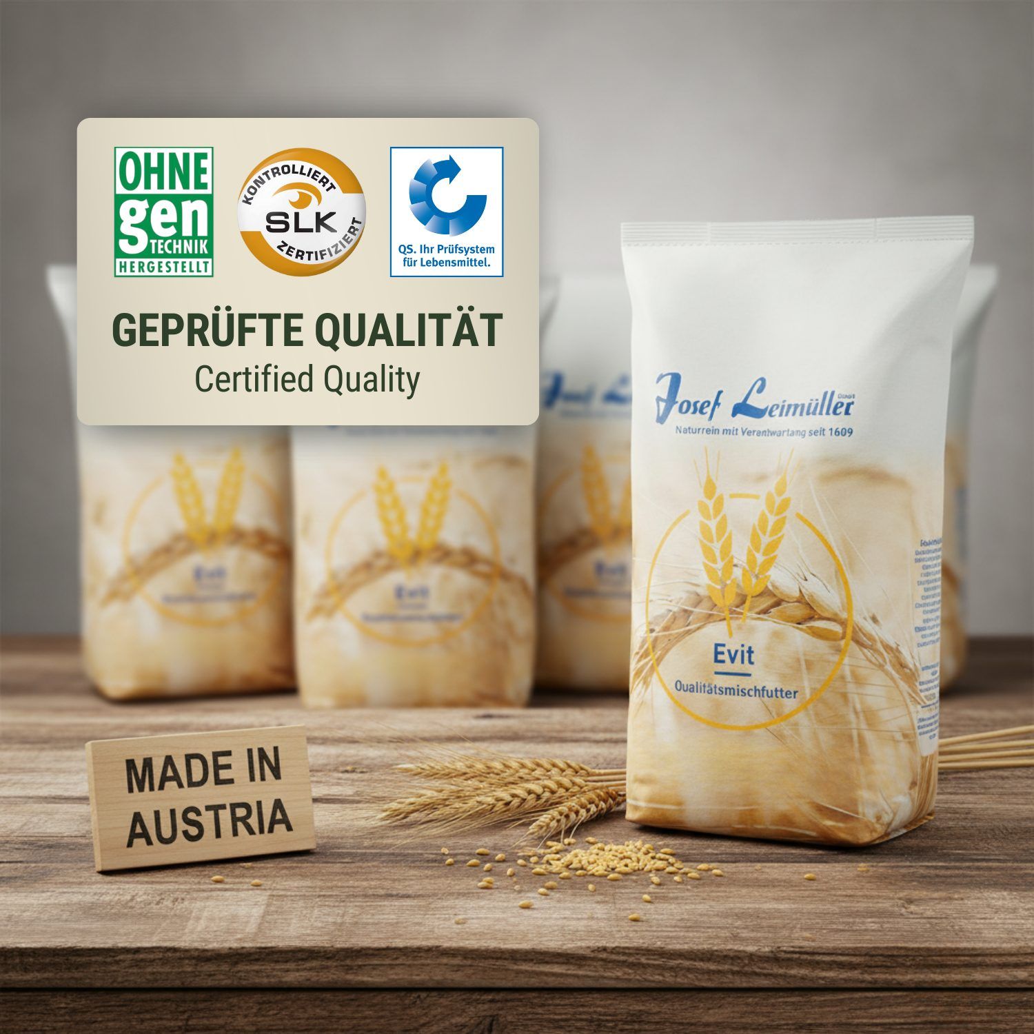 Leimüller Trophäenmineral Pellets – geprüfte Qualität, Made in Austria