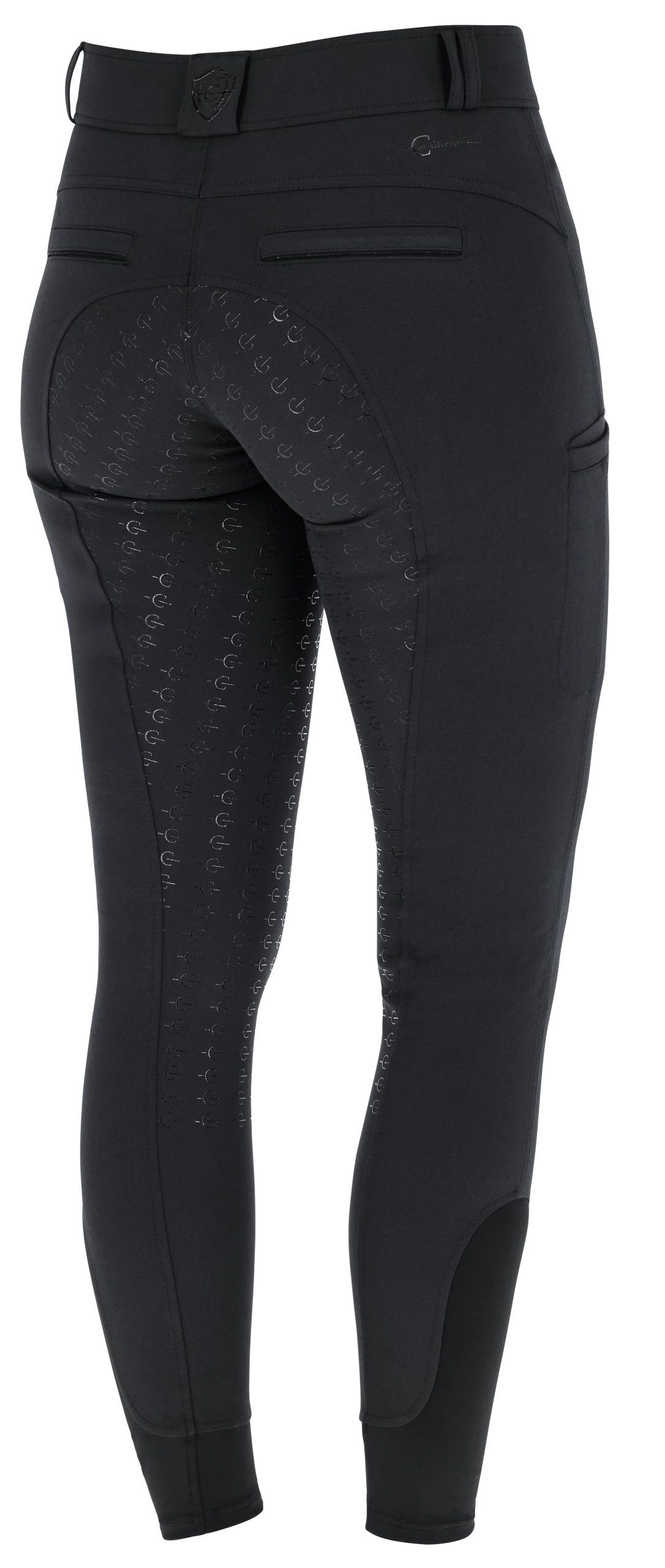 breeches, riding pants, black, seat grip, elastic waistband