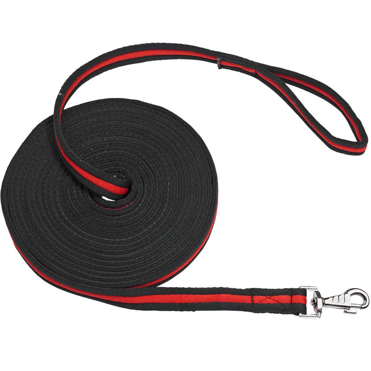 BUSSE Longe doux noir/rouge