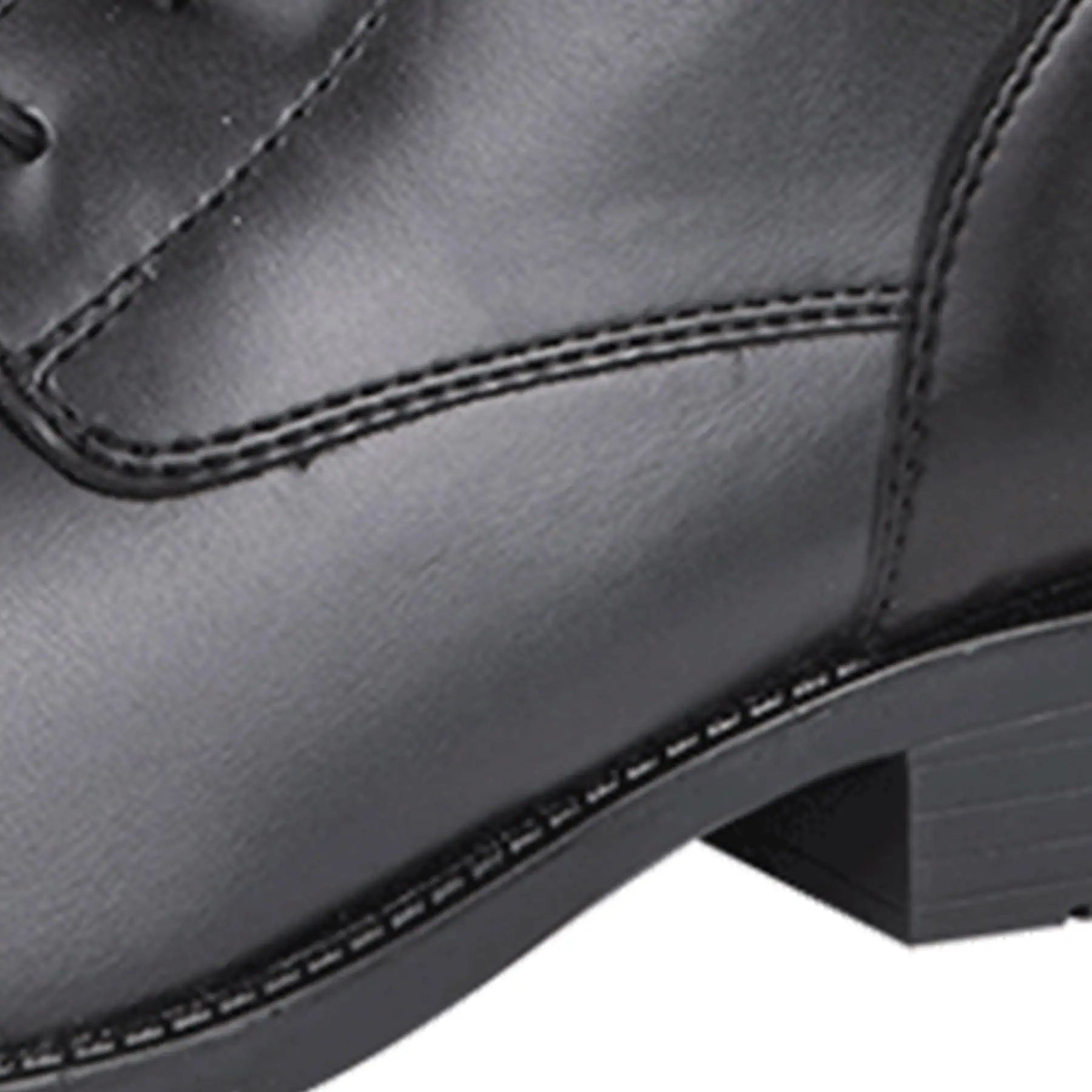 Bottes d'équitation ELT Portland, aspect cuir lisse, déperlantes, enfant noir 31