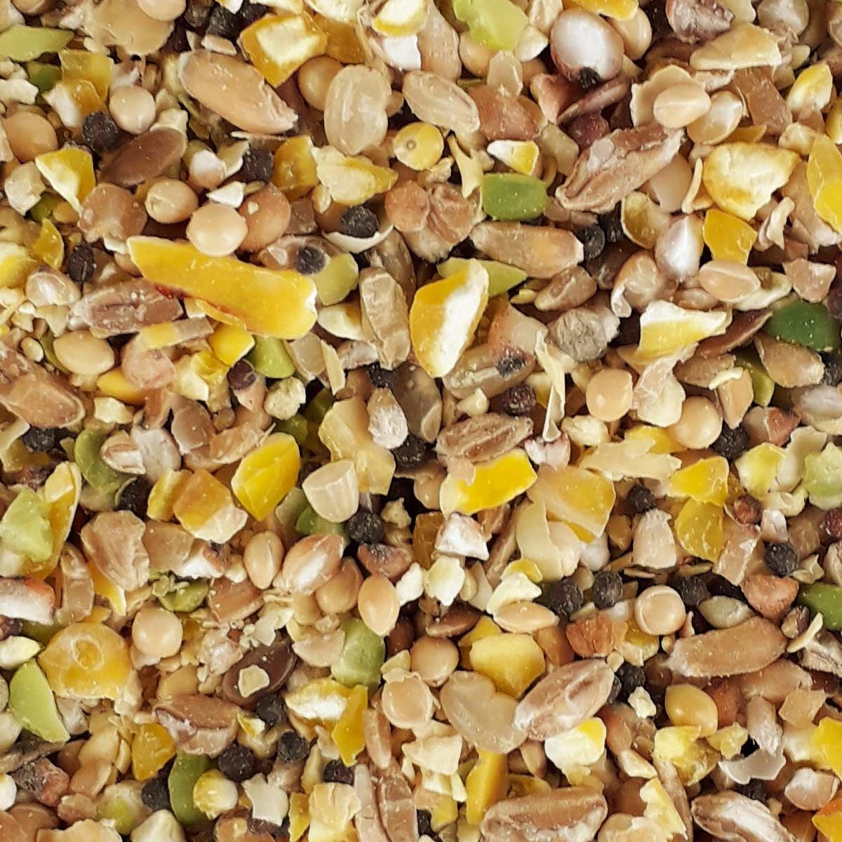 Emmas vaktelfoder "Quail Dream Extra", detaljbild, material