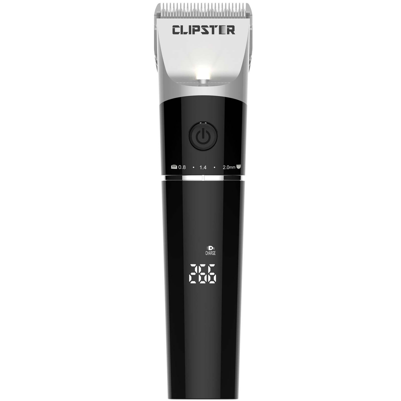 CLIPSTER hajnyíró digitális kijelzővel és hosszbeállító tárcsával
