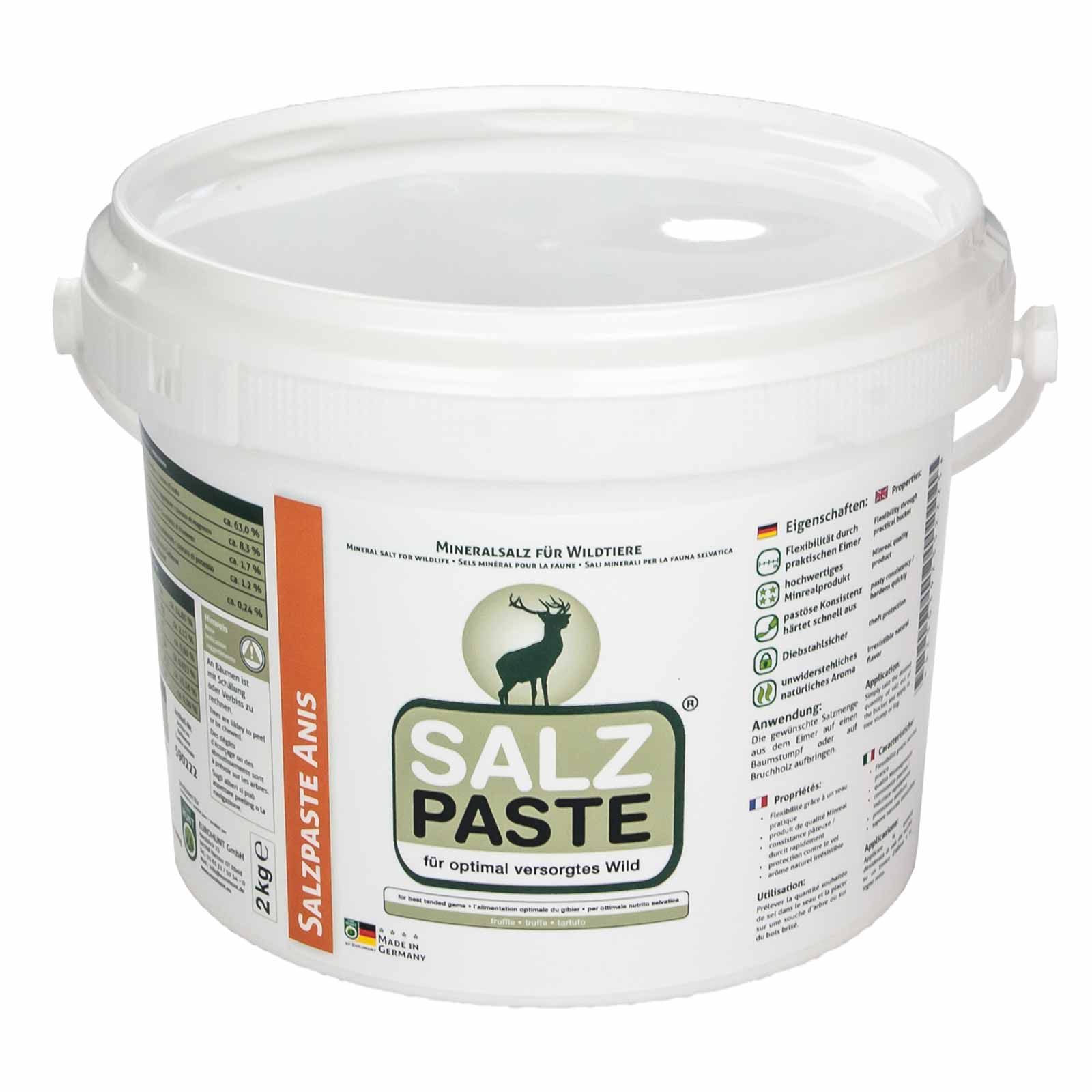Saltpasta 2 kg hink, förpackning