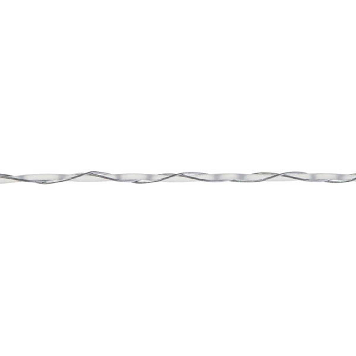 Fil de commande AKO pour clôture électrique, fil de fer 2x0,50 mm, 1000 m