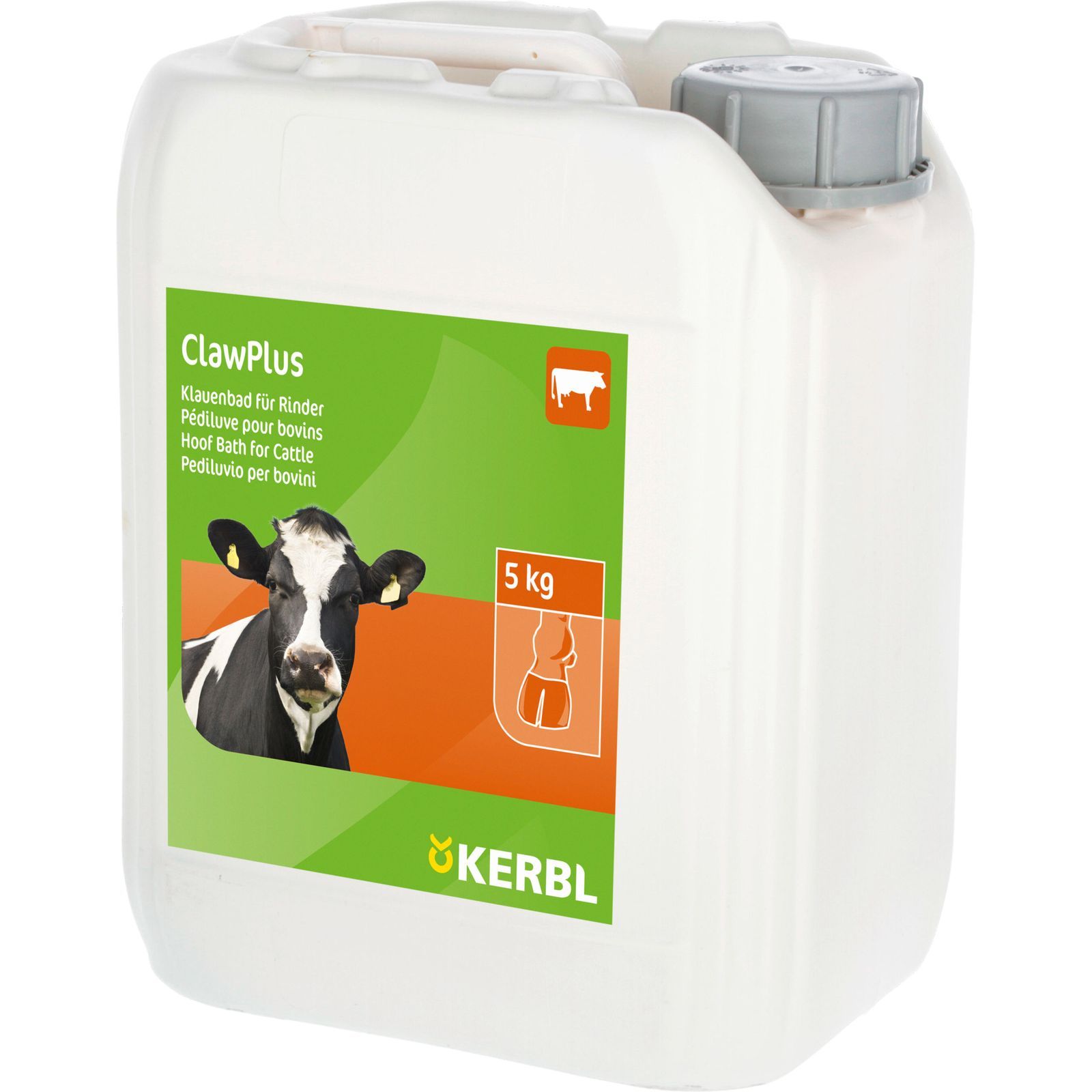 Kerbl ClawPlus concentré de soin des onglons pour pédiluve, bidon de 5 kg