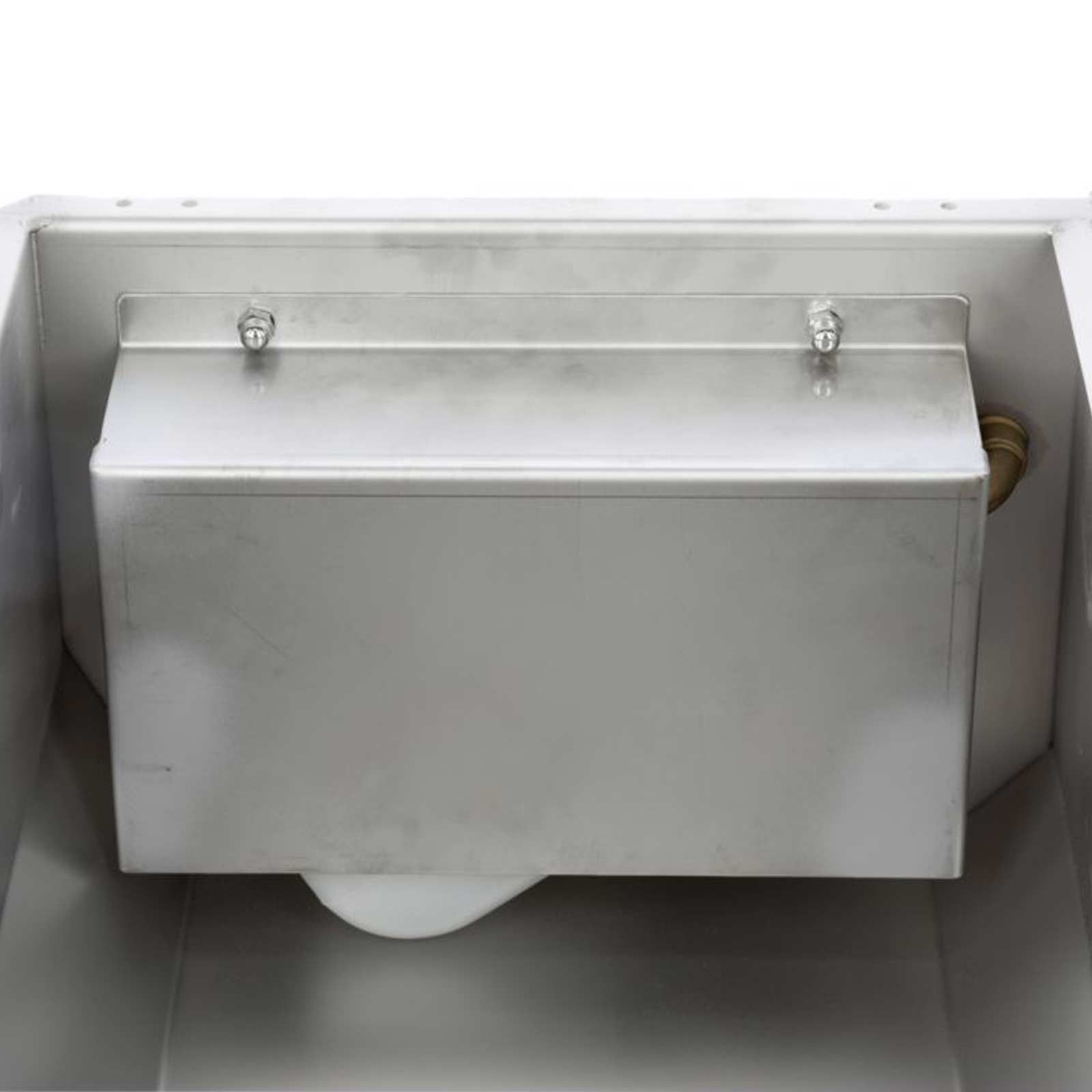 Kerbl Schwimmerventil Tränke Edelstahl, Universal 1/2'', Draufsicht, Ventil