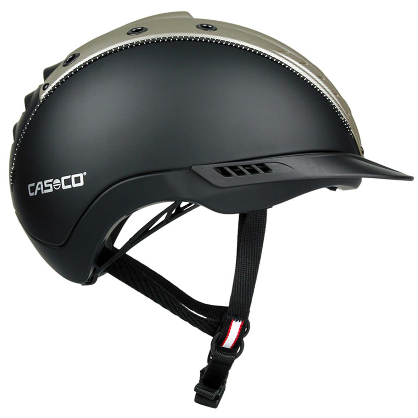 Casco da equitazione mistrall 2 Edizione nero - oliva L - XL