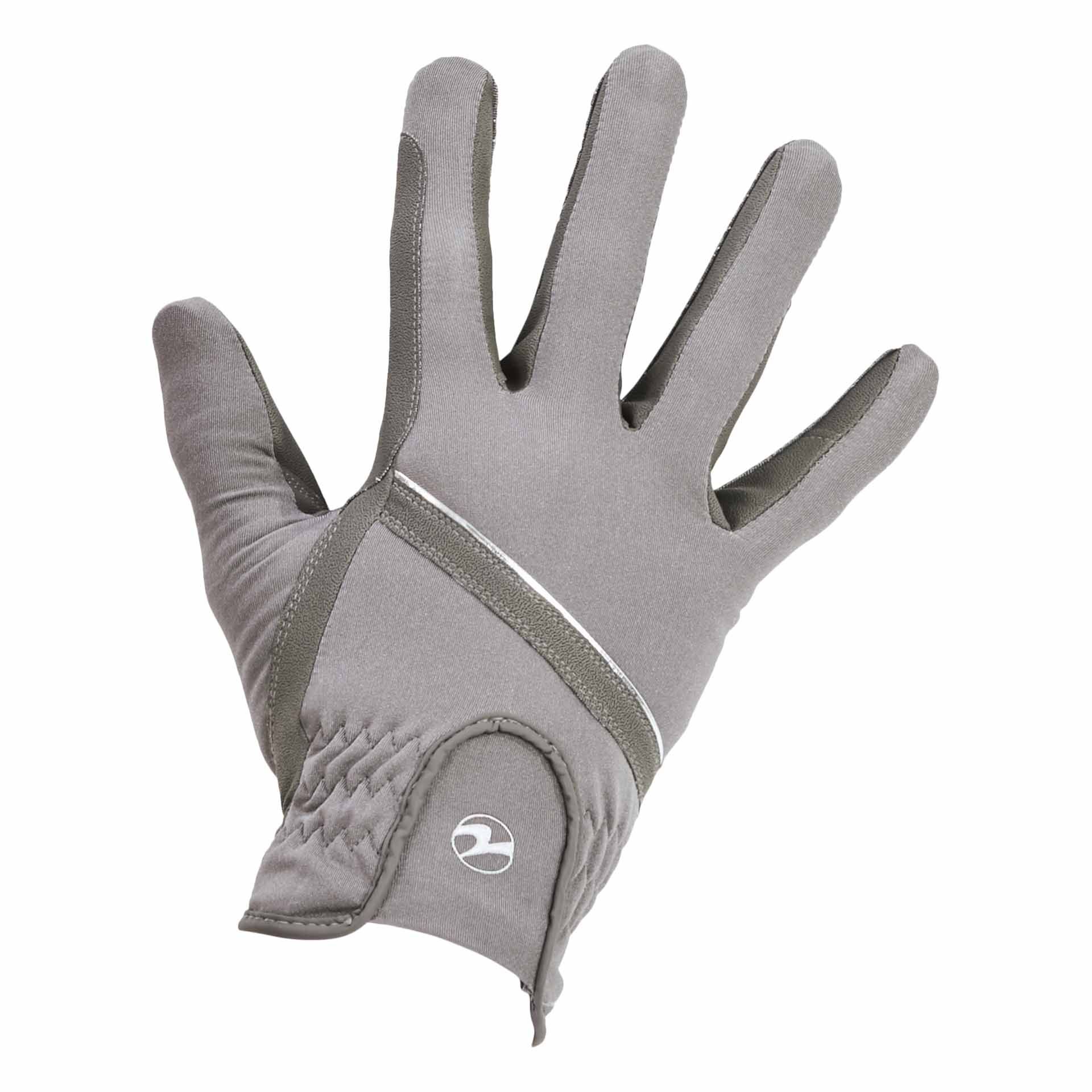 Gants d'équitation BUSSE BENJA, légers et respirants, élastiques, gris, XS