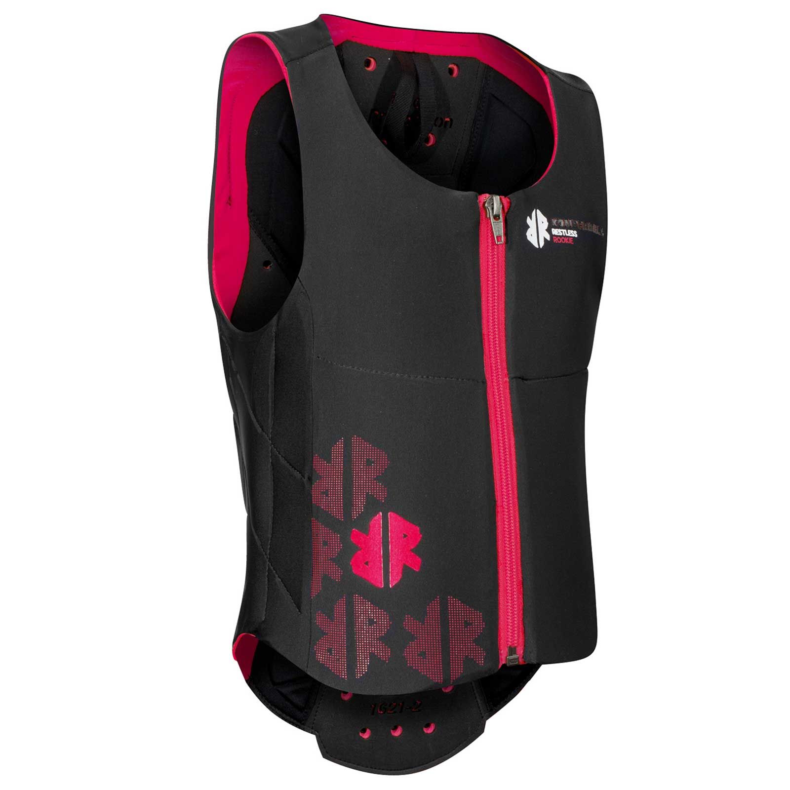 Protection dorsale d'équitation pour enfants Komperdell Ballistic Vest Junior noir/rose
