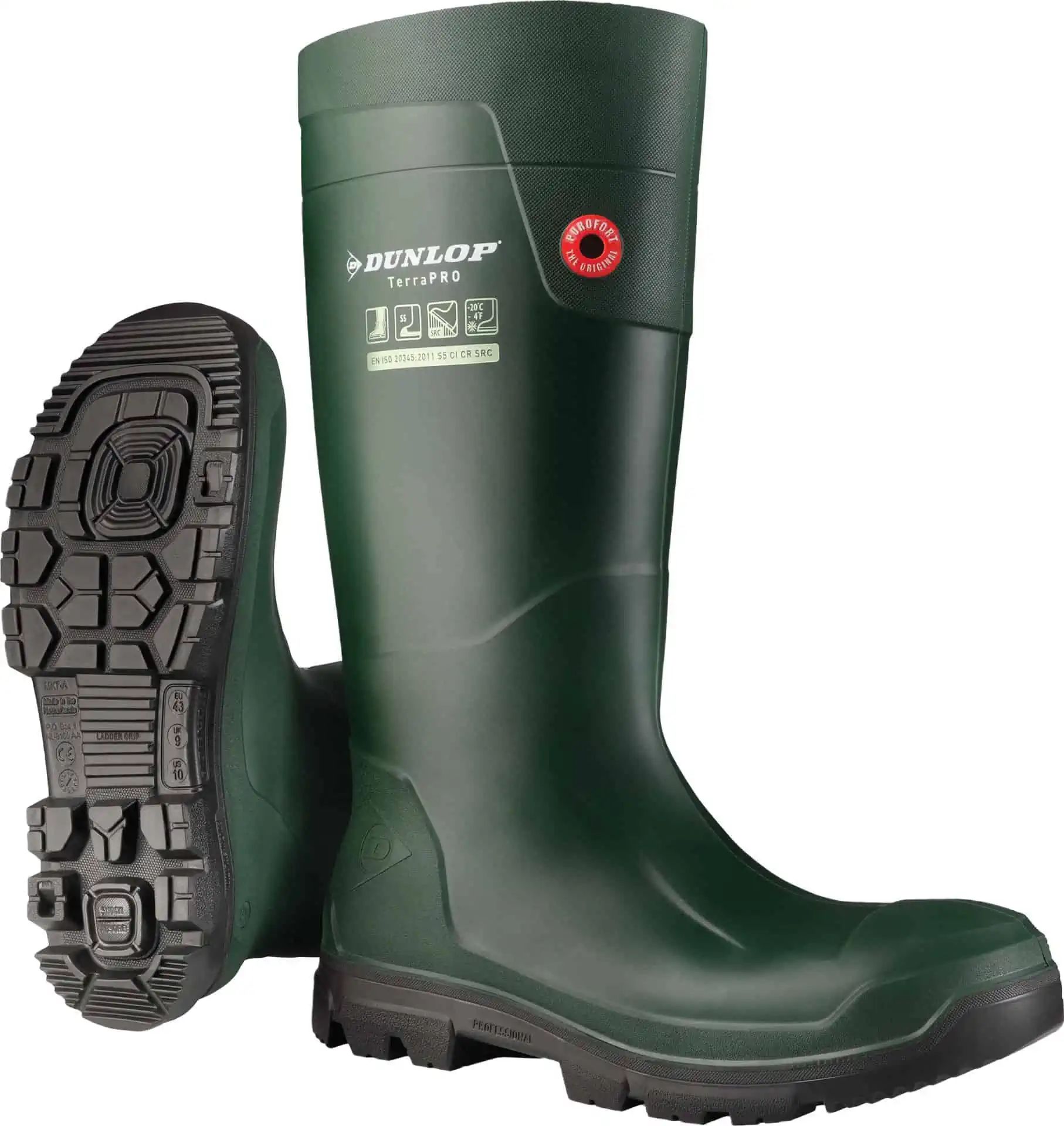 Bottes de sécurité Dunlop Purofort TerraPRO S5 avec embout acier