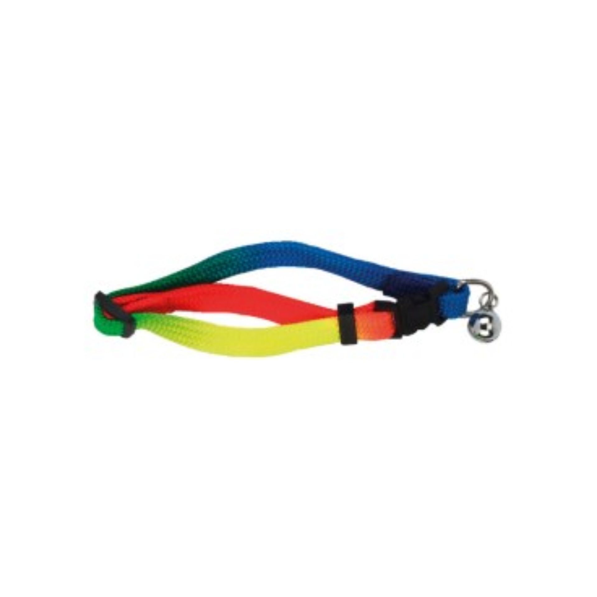 Collier de Chat Kerbl RAINBOW avec Fermoir de Sécurité, Coloré, produit en vrac