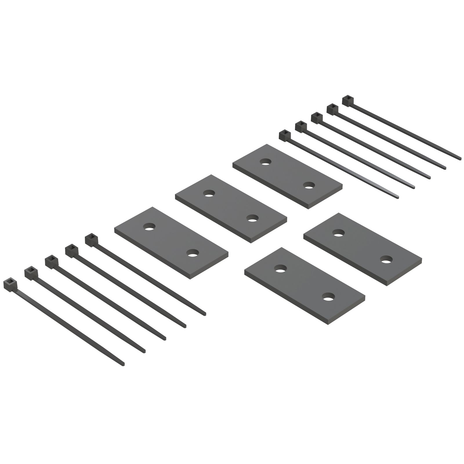 5x Abstandshalter für Heizkabel inkl. 10 Kabelbinder