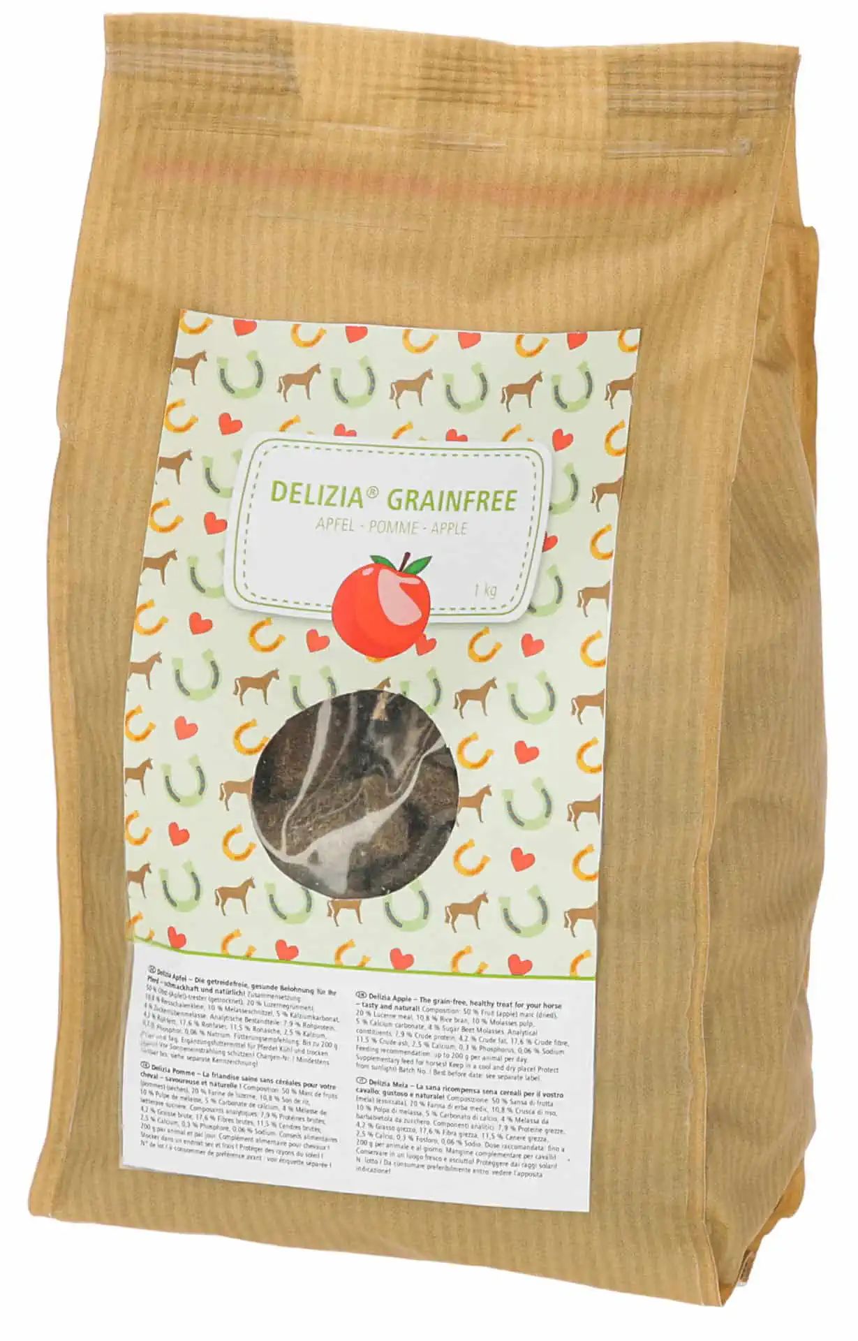 Delizia Leckerlies Apfel getreidefrei, 1 kg