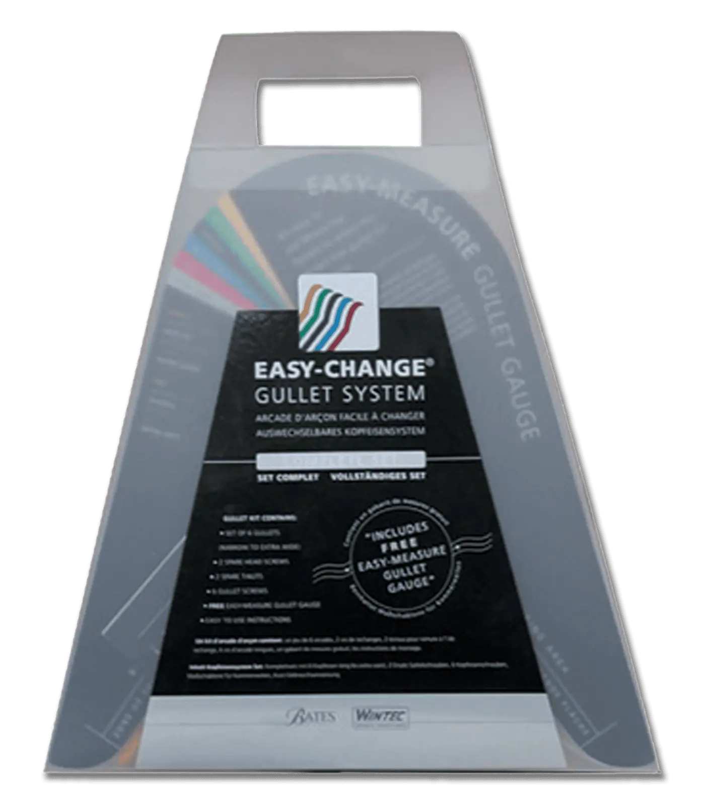 WINTEC Set d'arcades EASY-CHANGE Pro, 5 pièces avec jauge de mesure, emballage
