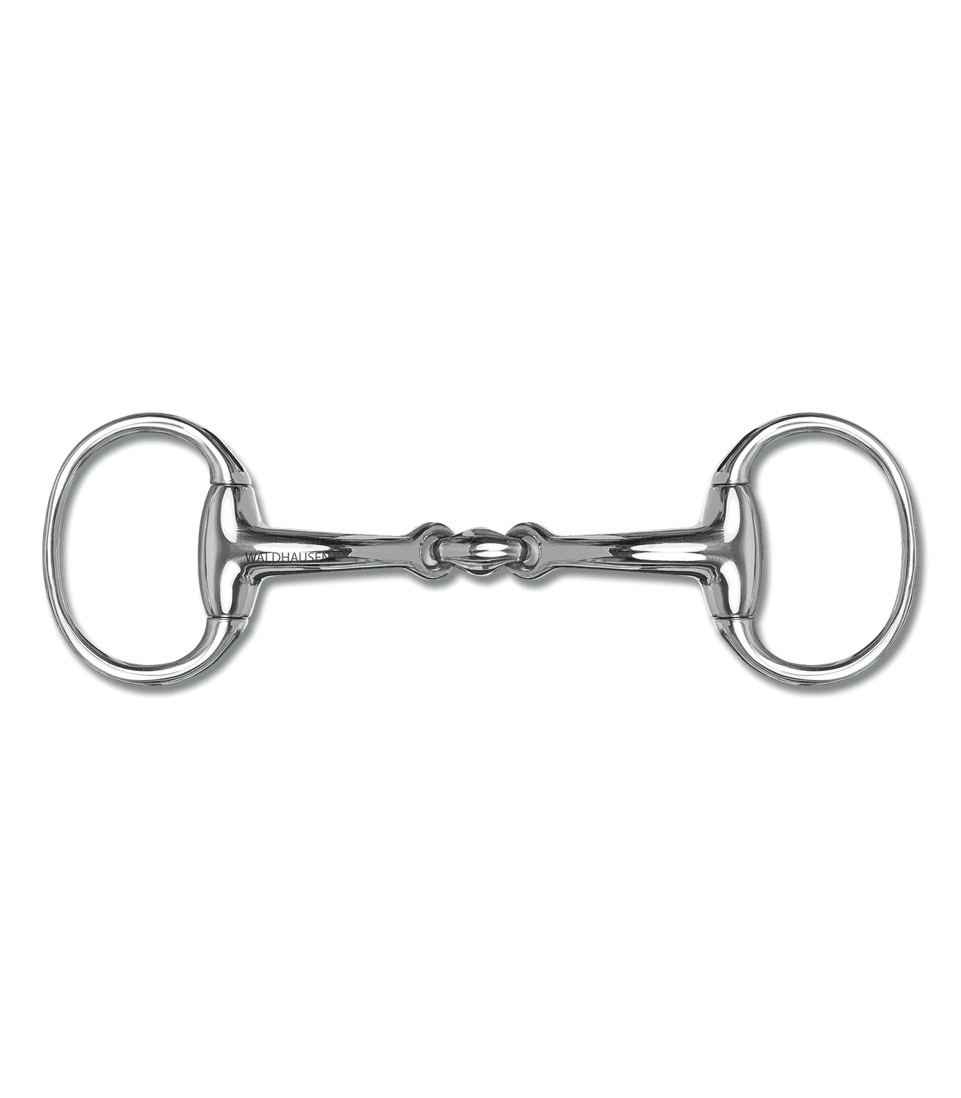 Mors à olives anatomique double brisure Waldhausen, acier inox