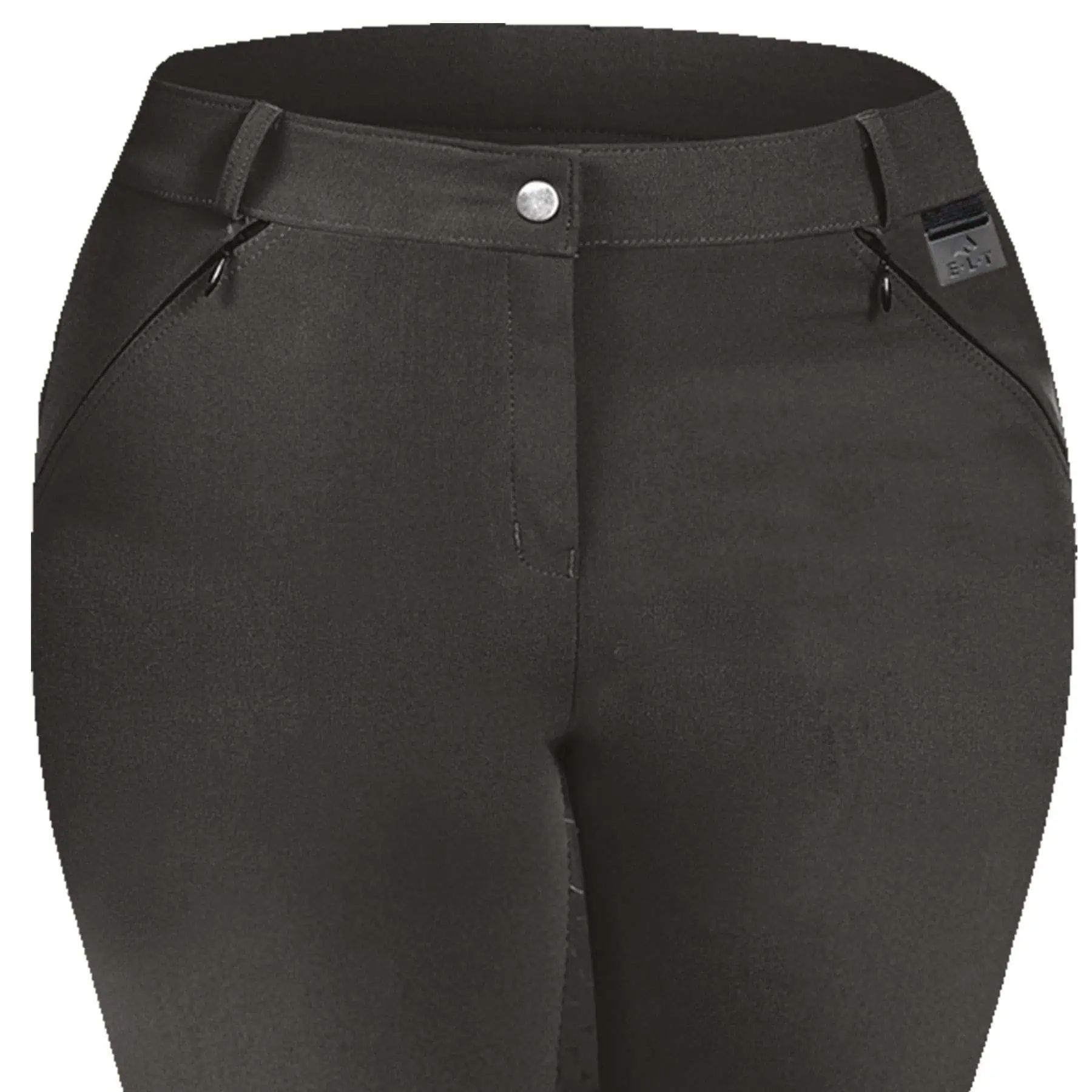 Pantalon d'équitation ELT Dahlia Silicone, fond intégral classique, boue, 48