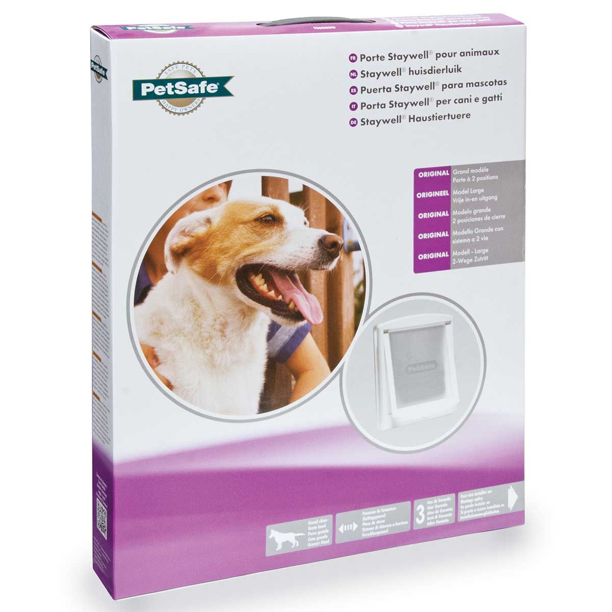 PetSafe Hundeklappe Staywell 760, für Hunde bis 45 kg, Verpackung