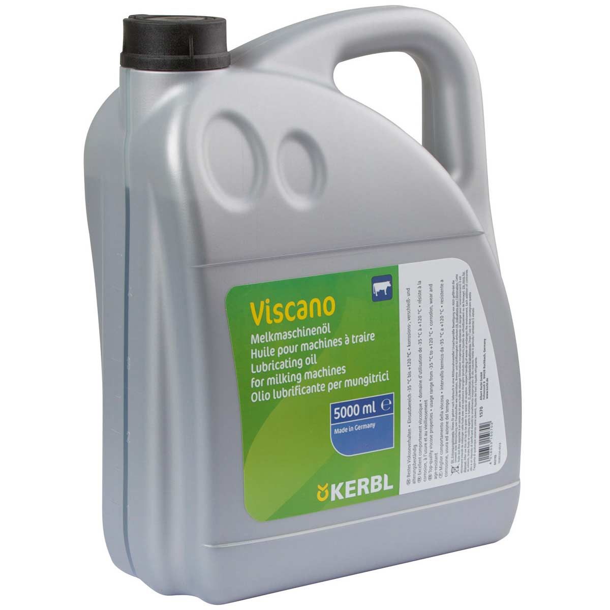 Kerbl Viscano fejőgépolaj – vákuumszivattyú olaj fejőberendezésekhez, 5 liter