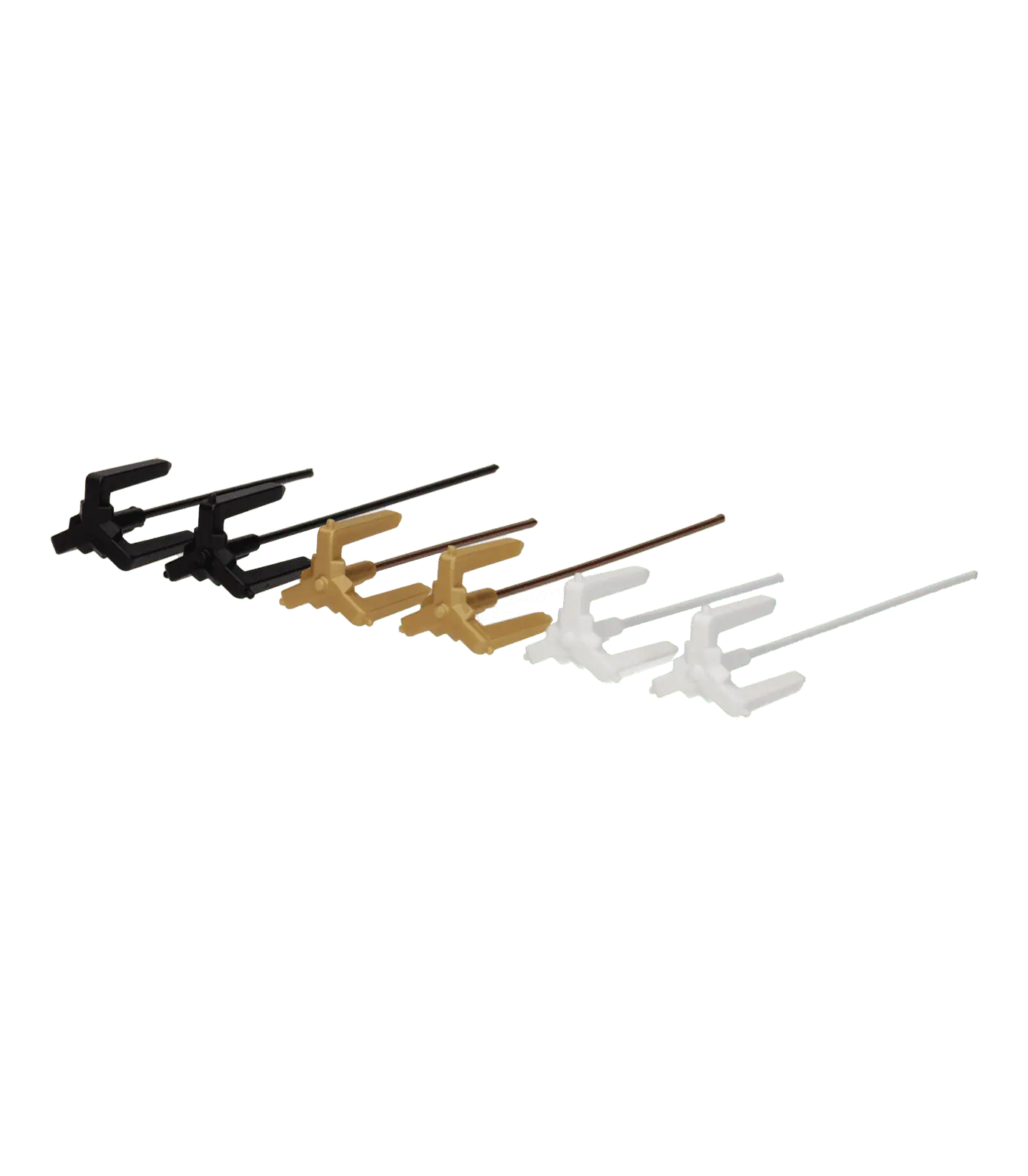 Hes-tec Accessoire de Tressage Quick Knot Deluxe, XL, Blanc