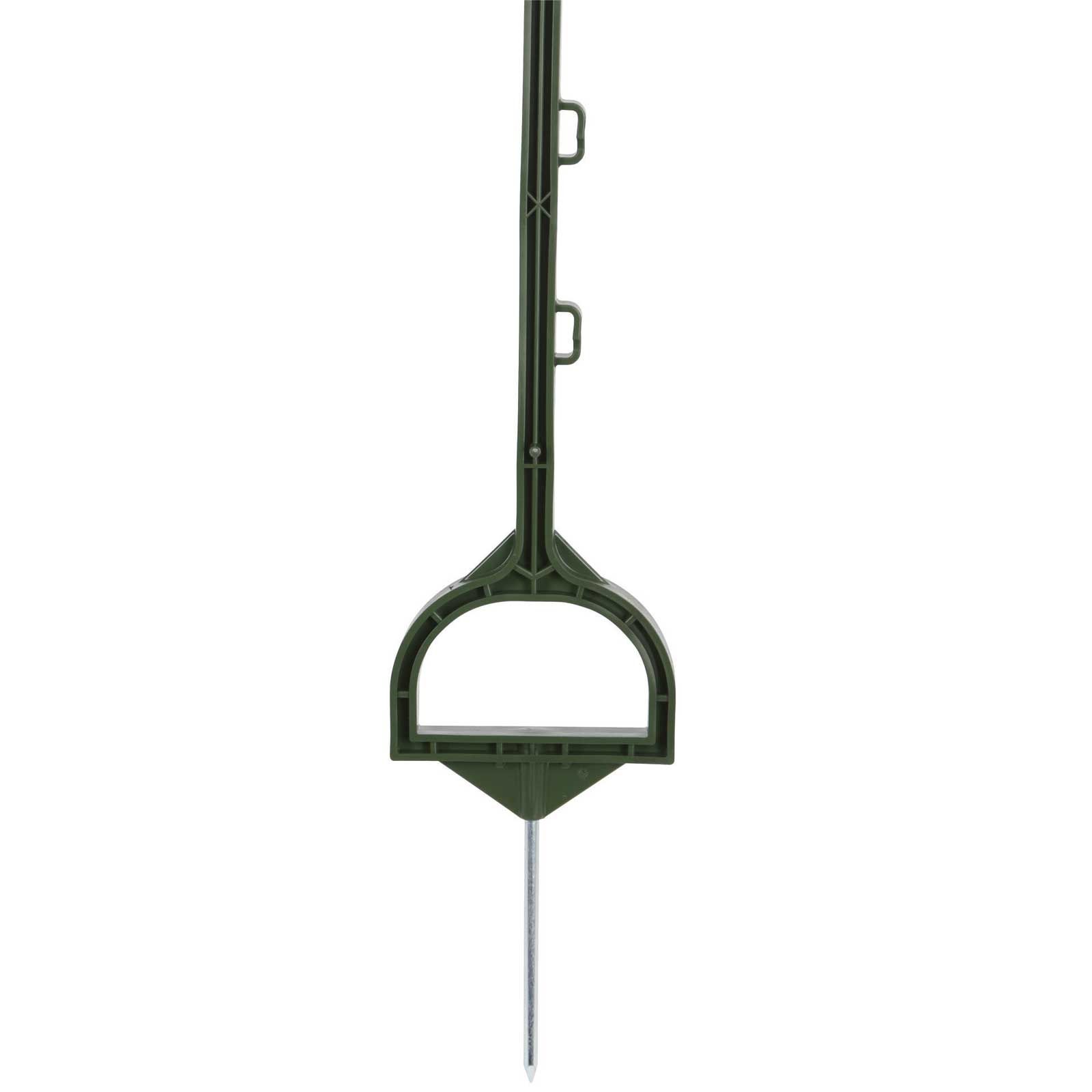 AKO Steigbügelpfahl Kunststoff 114,5 cm, grün, 5er Pack, loses Produkt