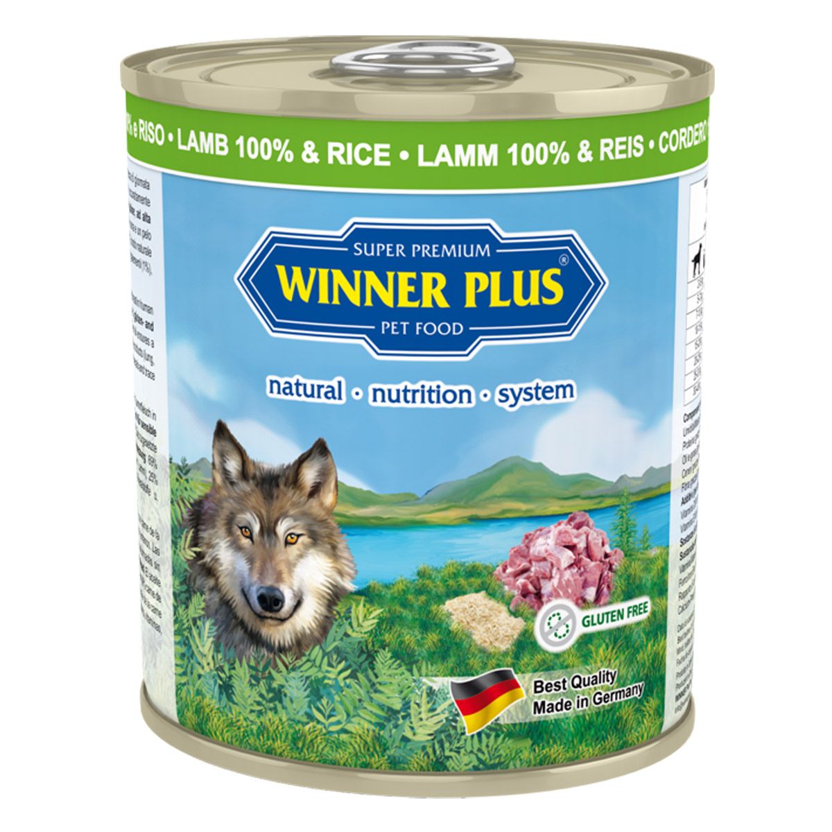 Winner Plus Agneau 100% & Riz 6 x 800 g