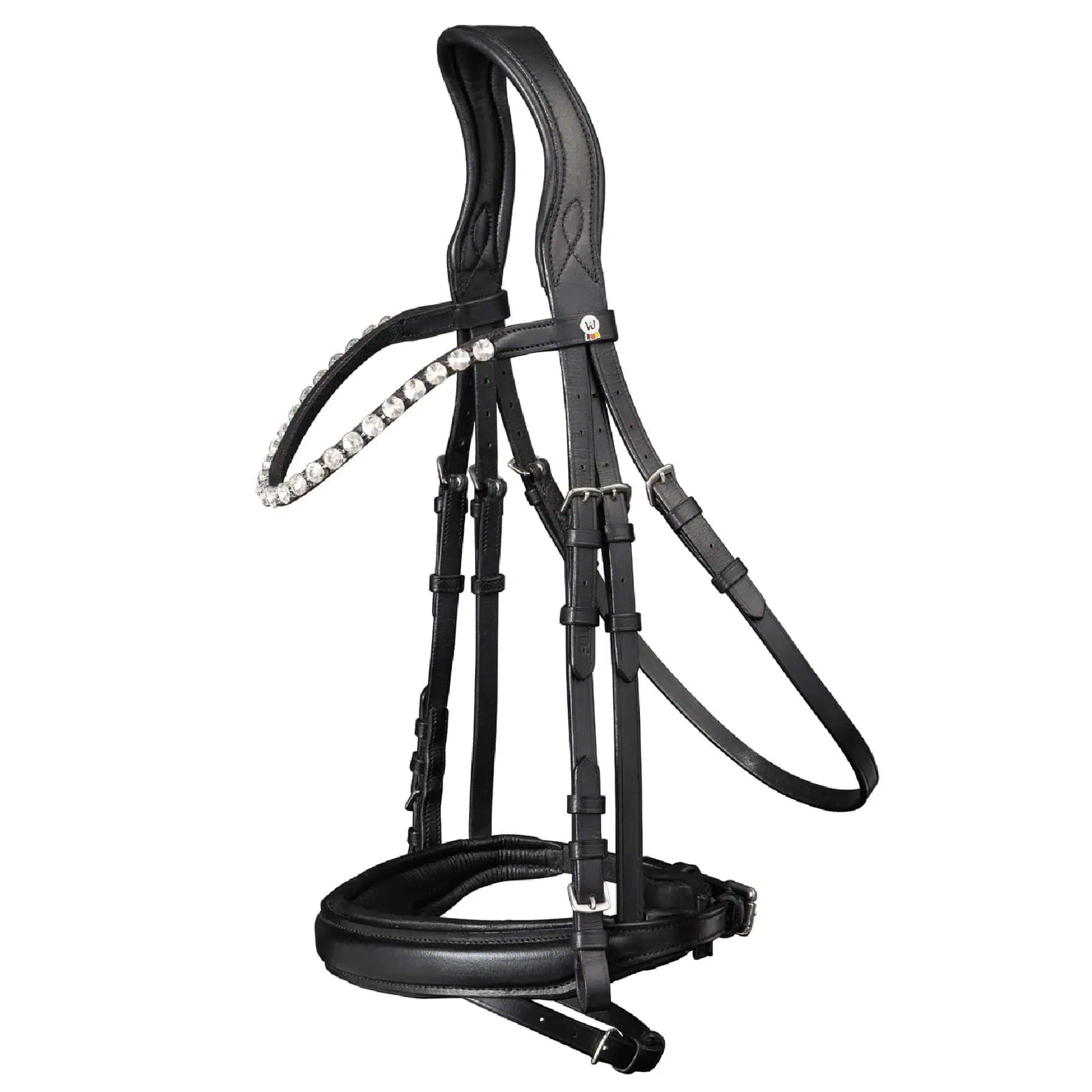 Waldhausen Bridon X-Line Beauty, Combiné Anglais, Noir, Cob