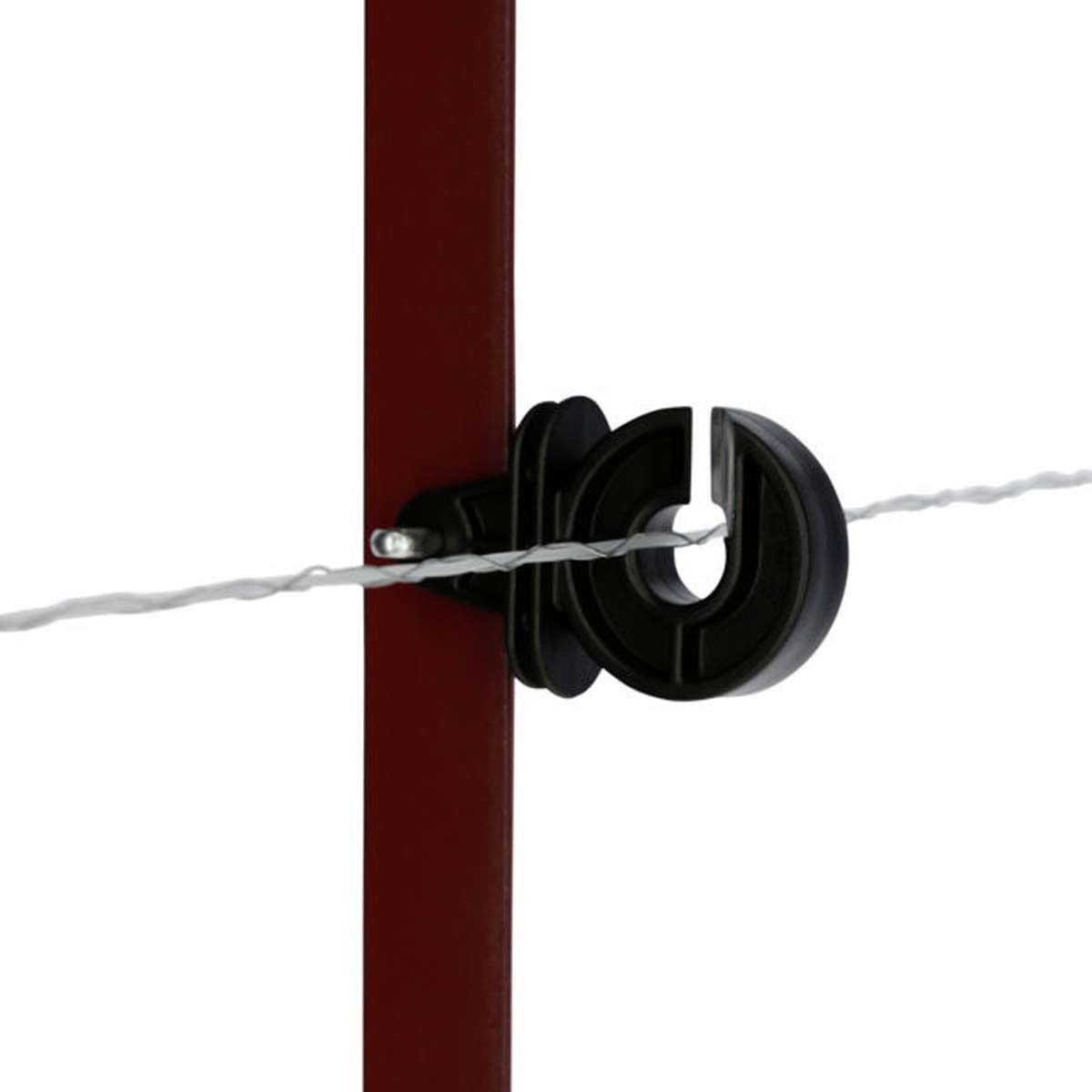 AKO Isolatore con perno per palo in acciaio angolare, 25 pz, dettaglio, isolatore