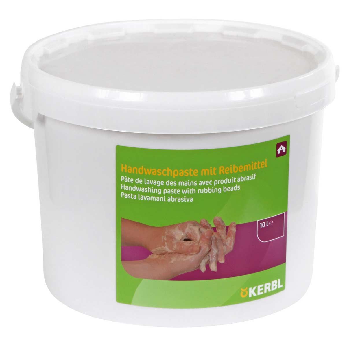 Kerbl Handwaschpaste mit Reibemittel, sandfreies Holzmehl, 10 Liter