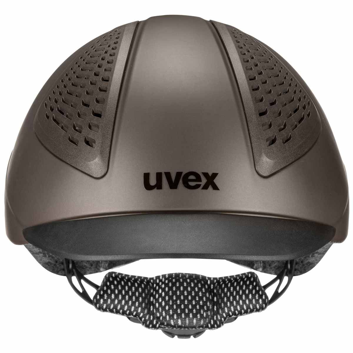 uvex exxential 2 lovaglósisak, könnyű in-mould lófarok-kivágással, hátulnézet