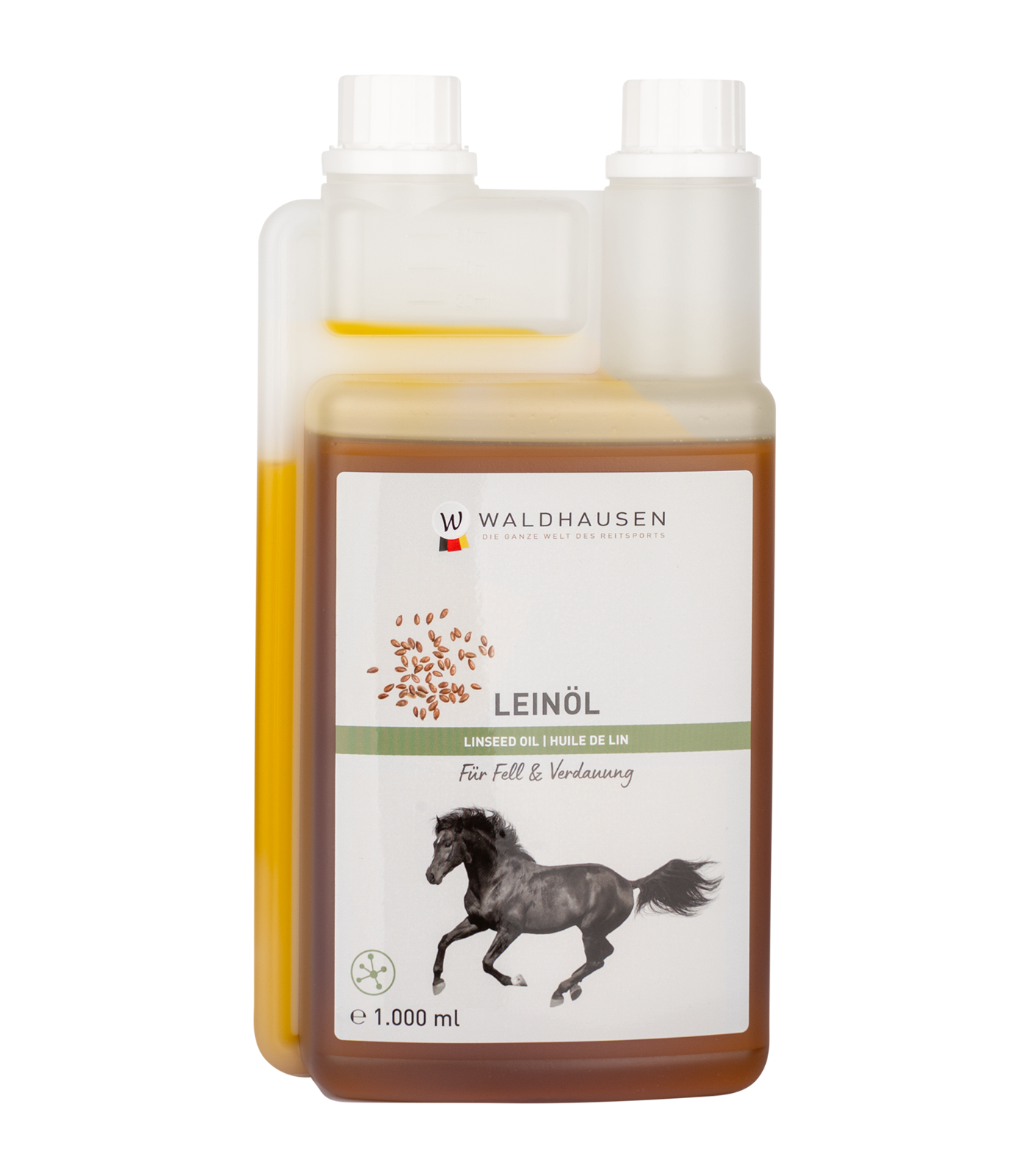 Huile de lin - pour un pelage brillant et une bonne digestion, 1 l